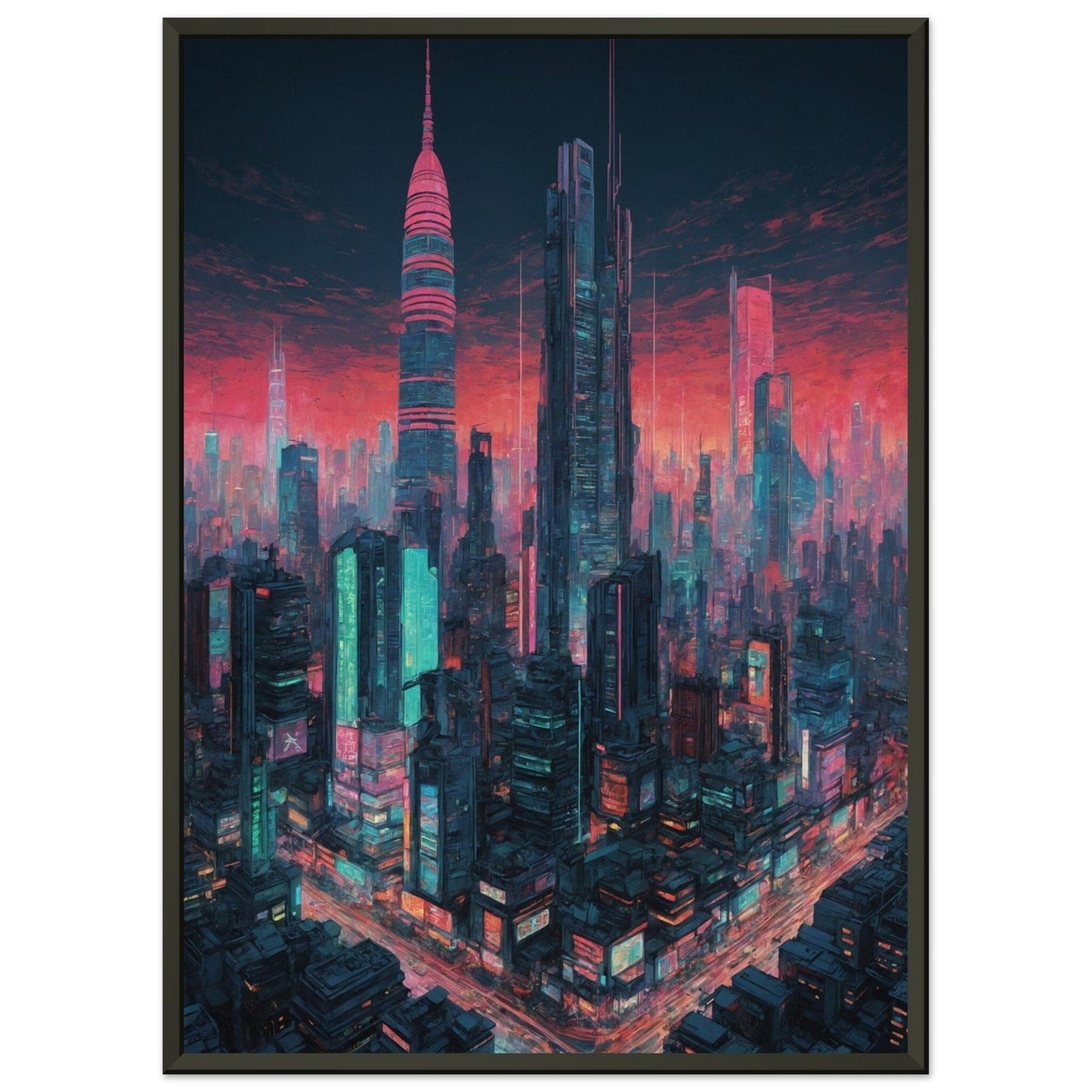 Premium Matte Paper Metal Framed Poster - Stilvolle Kunst in robustem Metallrahmen Print Material Modern Masterpieces 50x70 cm / 20x28″ 