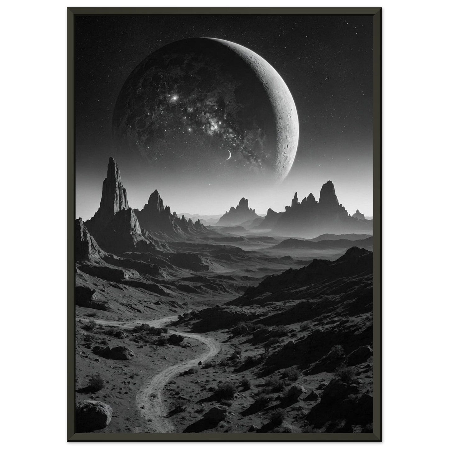Premium Matte Paper Metal Framed Poster - Stilvolle Kunst in robustem Metallrahmen Print Material Modern Masterpieces 50x70 cm / 20x28″ 
