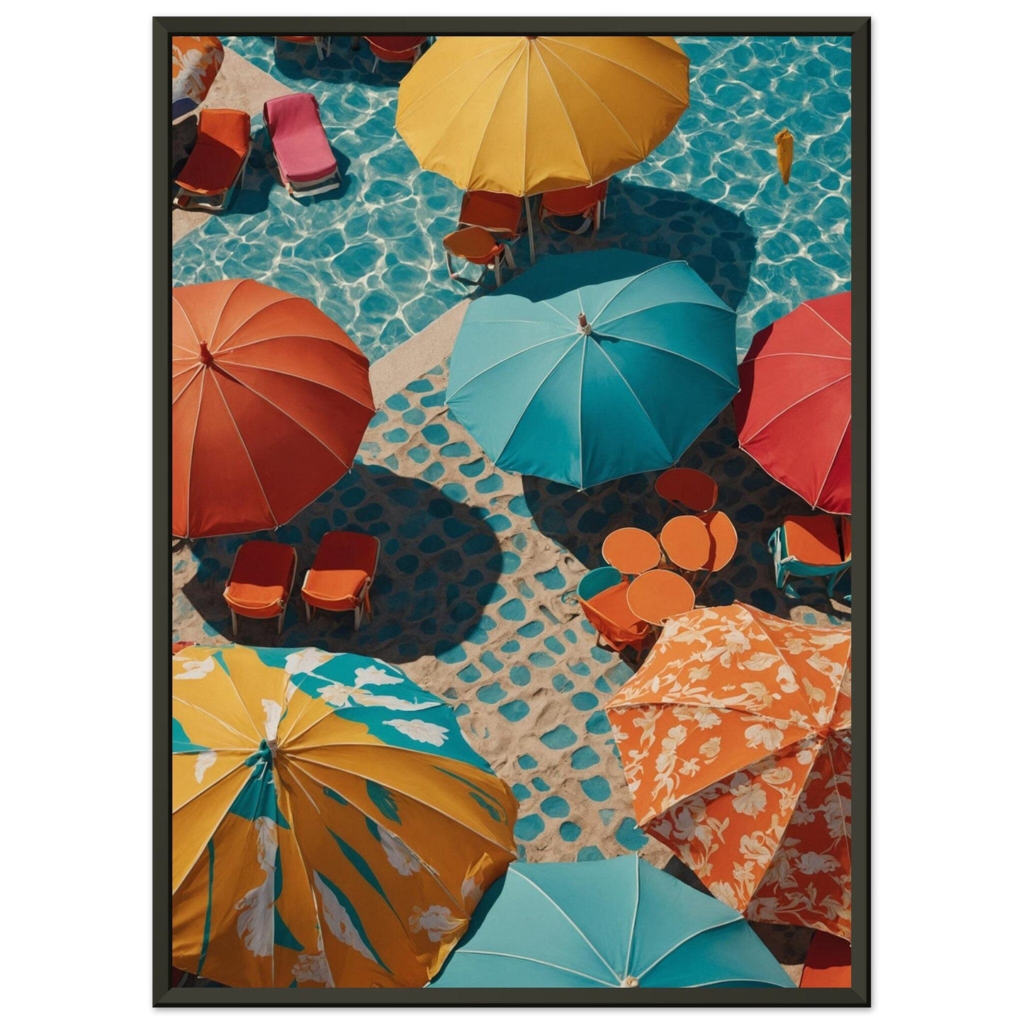 Premium Matte Paper Metal Framed Poster - Stilvolle Kunst in robustem Metallrahmen Print Material Modern Masterpieces 50x70 cm / 20x28″ 