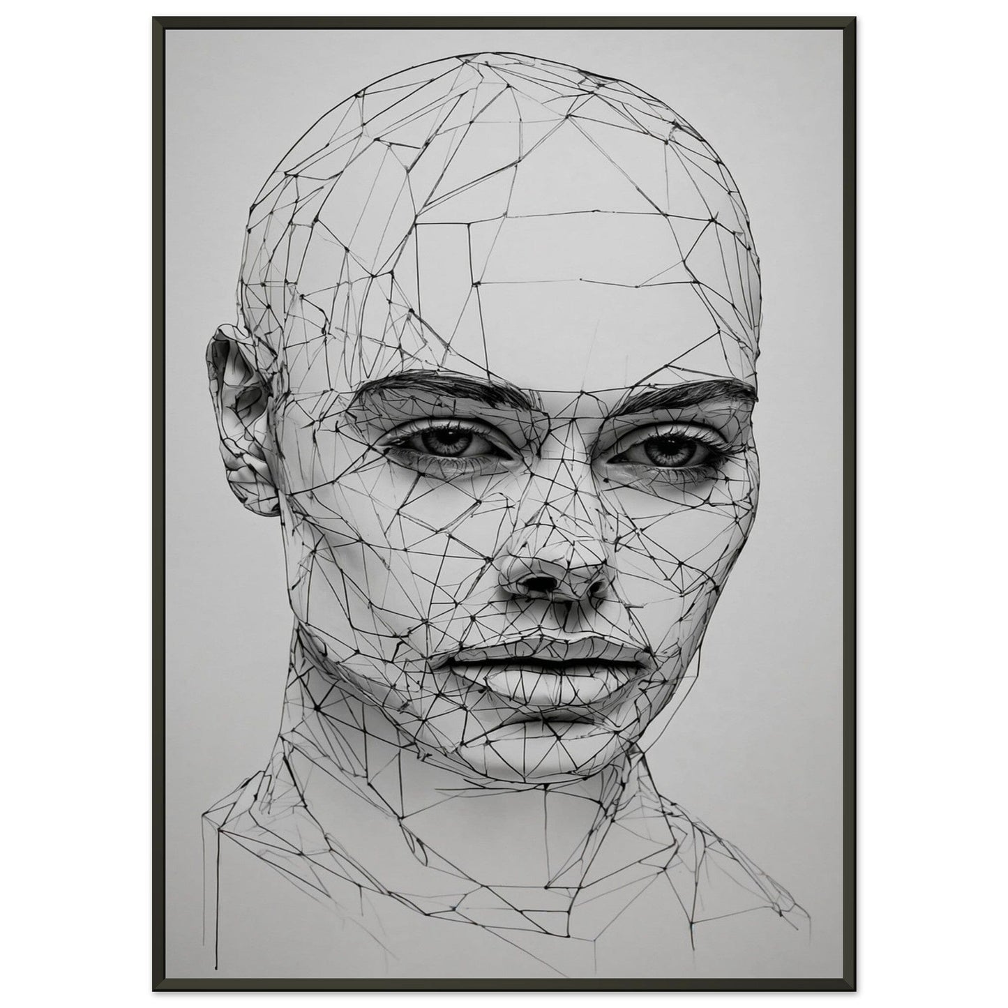 Premium Matte Paper Metal Framed Poster - Stilvolle Kunst in robustem Metallrahmen Print Material Modern Masterpieces 50x70 cm / 20x28″ 