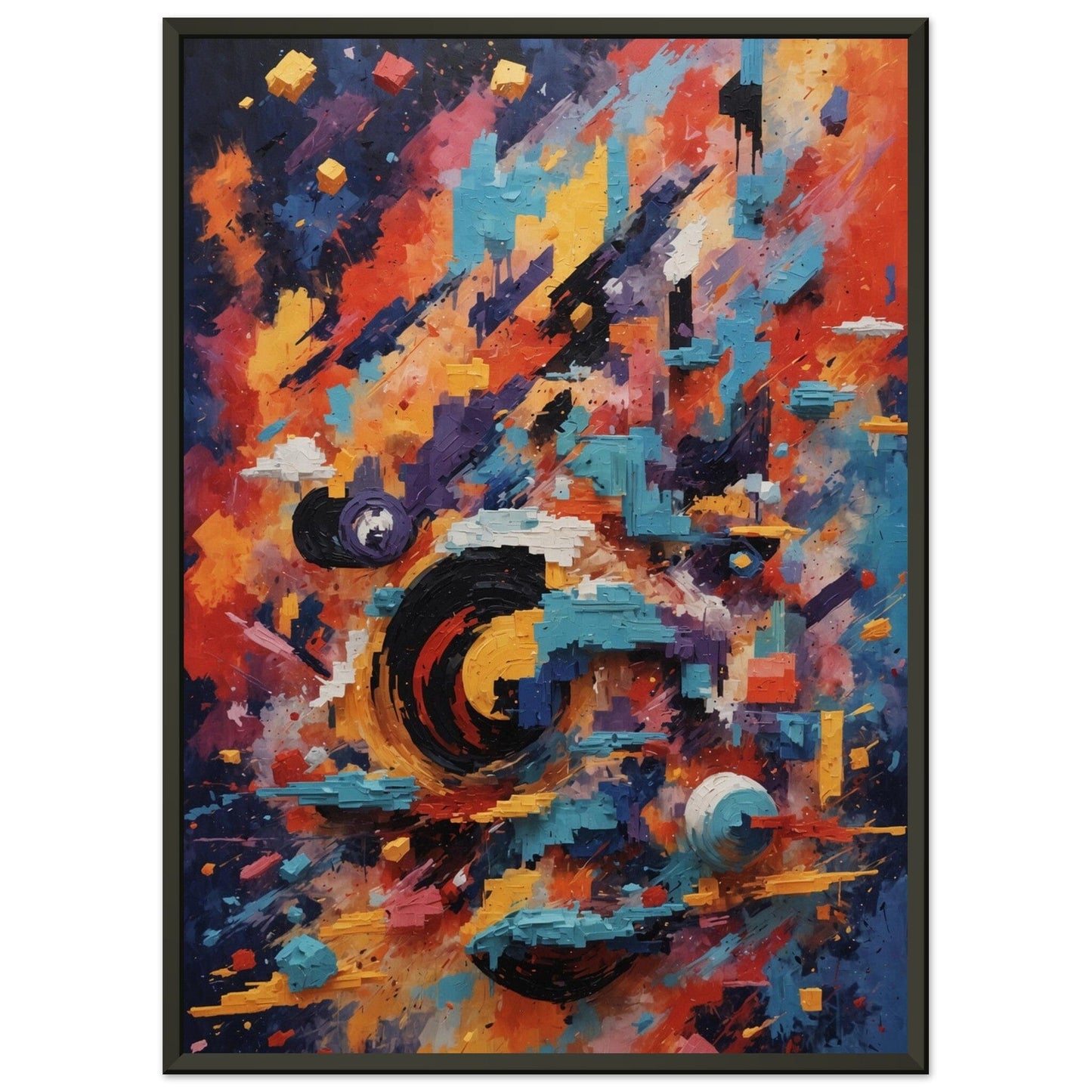 Premium Matte Paper Metal Framed Poster - Stilvolle Kunst in robustem Metallrahmen Print Material Modern Masterpieces 50x70 cm / 20x28″ 