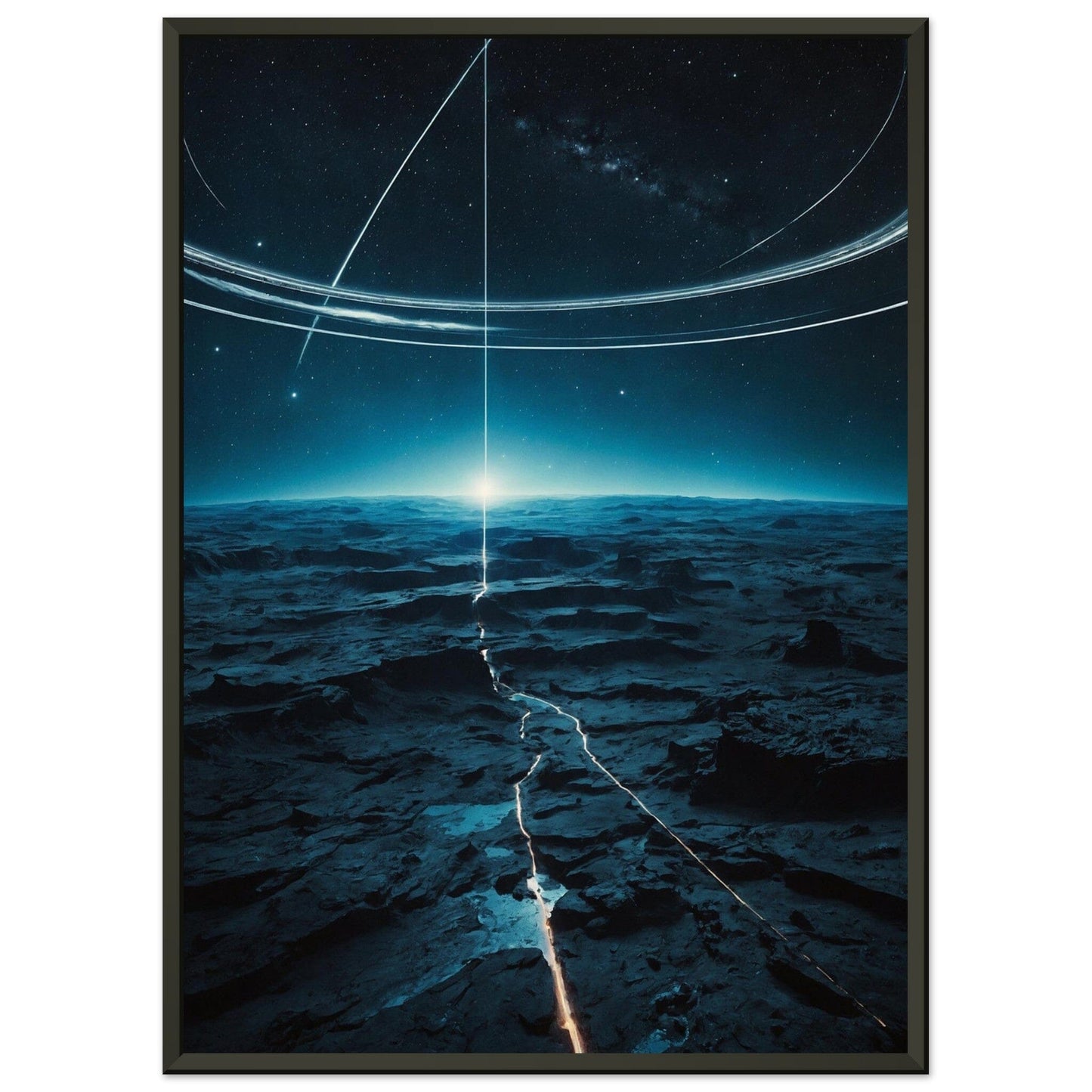 Premium Matte Paper Metal Framed Poster - Stilvolle Kunst in robustem Metallrahmen Print Material Modern Masterpieces 50x70 cm / 20x28″ 