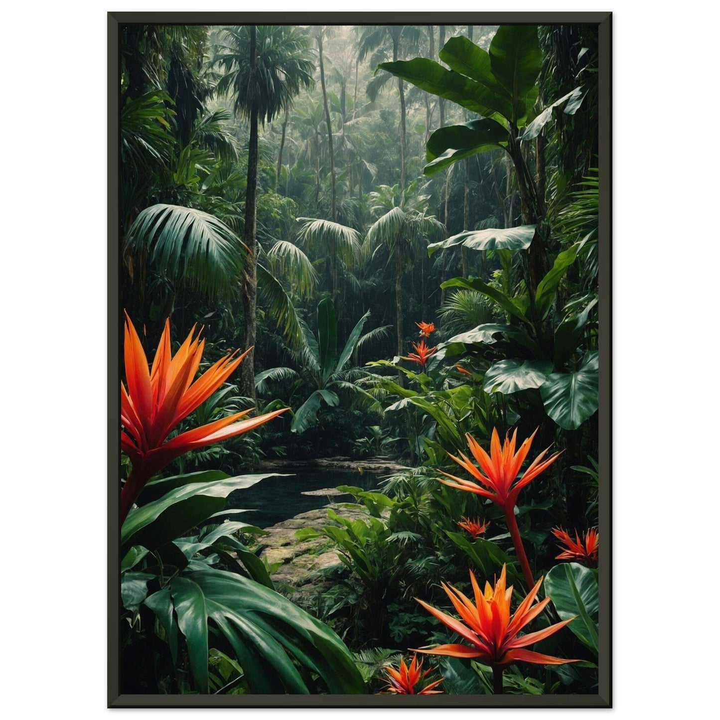 Premium Matte Paper Metal Framed Poster - Stilvolle Kunst in robustem Metallrahmen Print Material Modern Masterpieces 50x70 cm / 20x28″ 