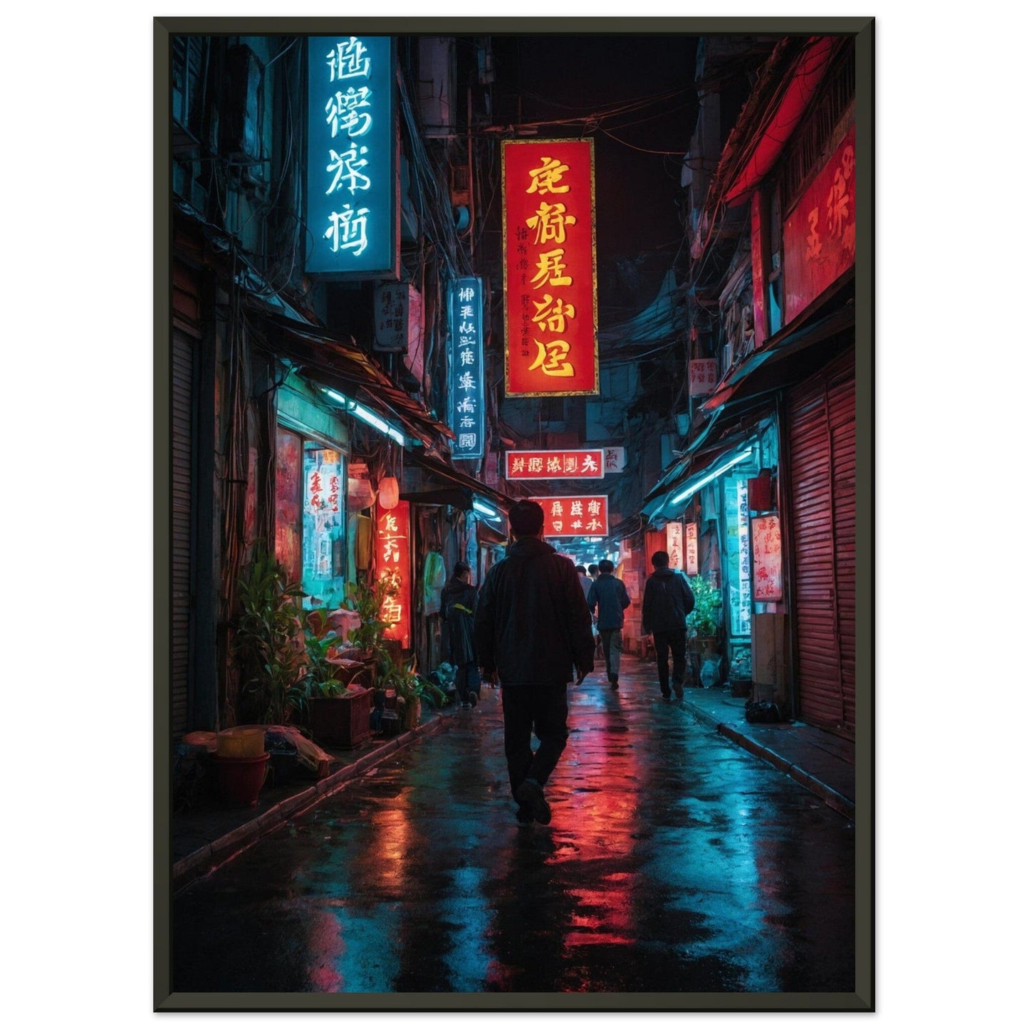 Premium Matte Paper Metal Framed Poster - Stilvolle Kunst in robustem Metallrahmen Print Material Modern Masterpieces 50x70 cm / 20x28″ 