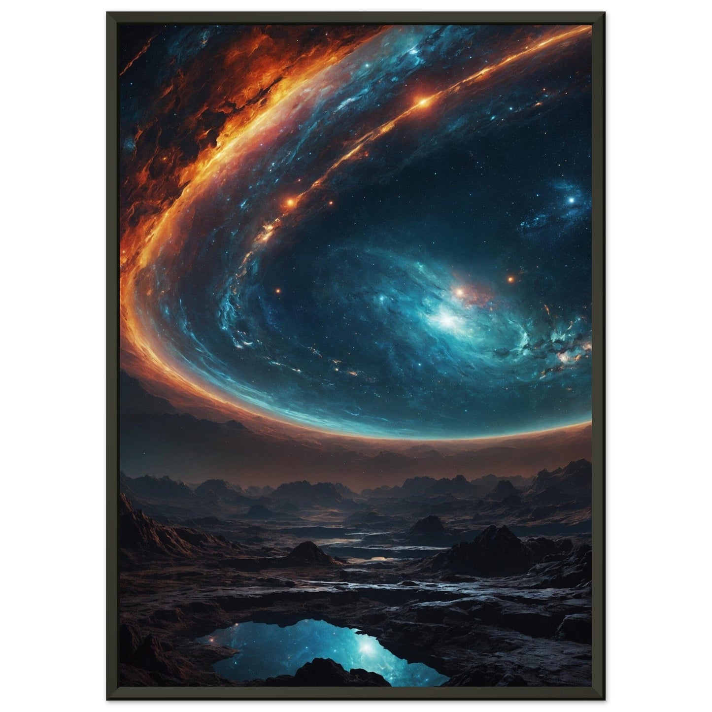 Premium Matte Paper Metal Framed Poster - Stilvolle Kunst in robustem Metallrahmen Print Material Modern Masterpieces 50x70 cm / 20x28″ 