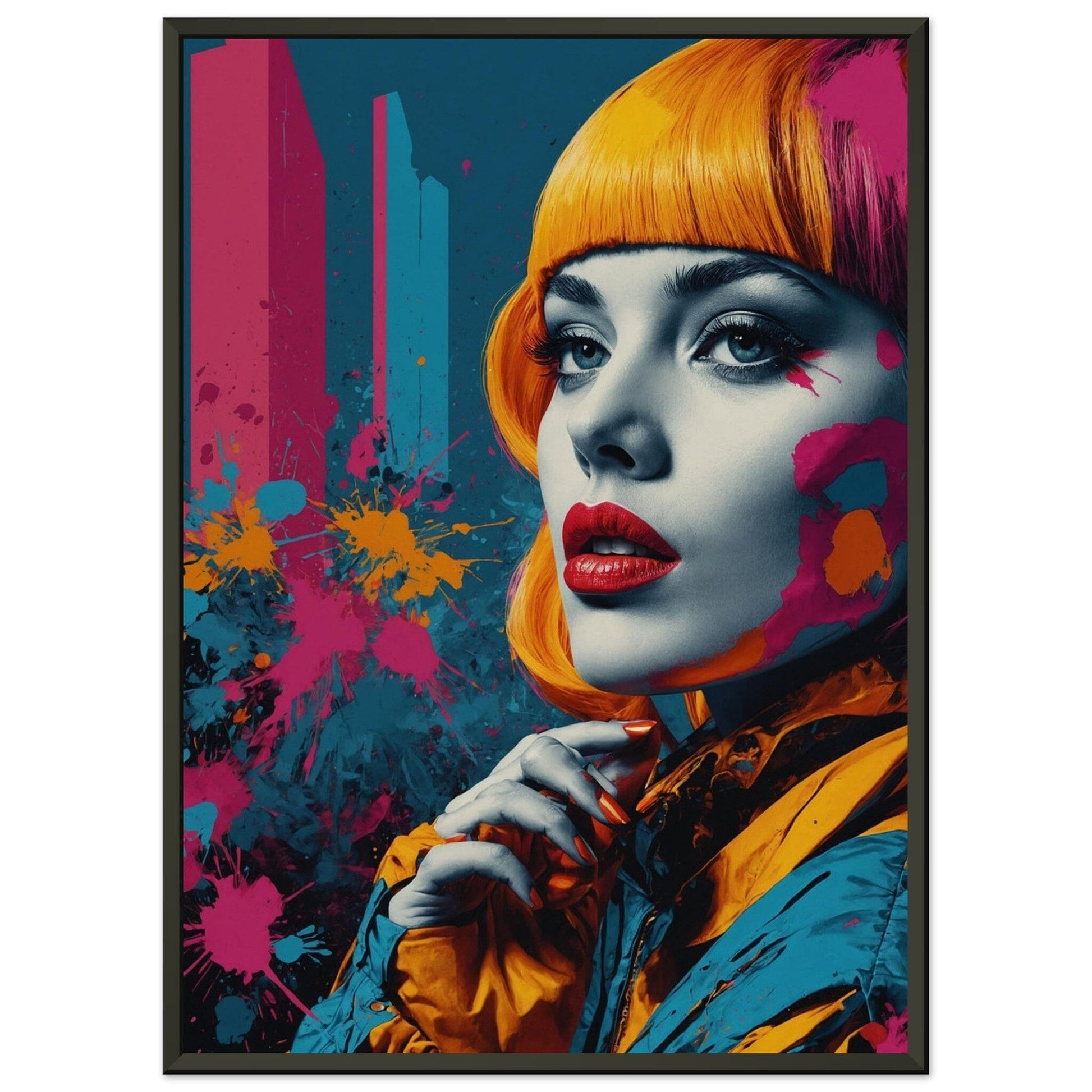 Premium Matte Paper Metal Framed Poster - Stilvolle Kunst in robustem Metallrahmen Print Material Modern Masterpieces 50x70 cm / 20x28″ 