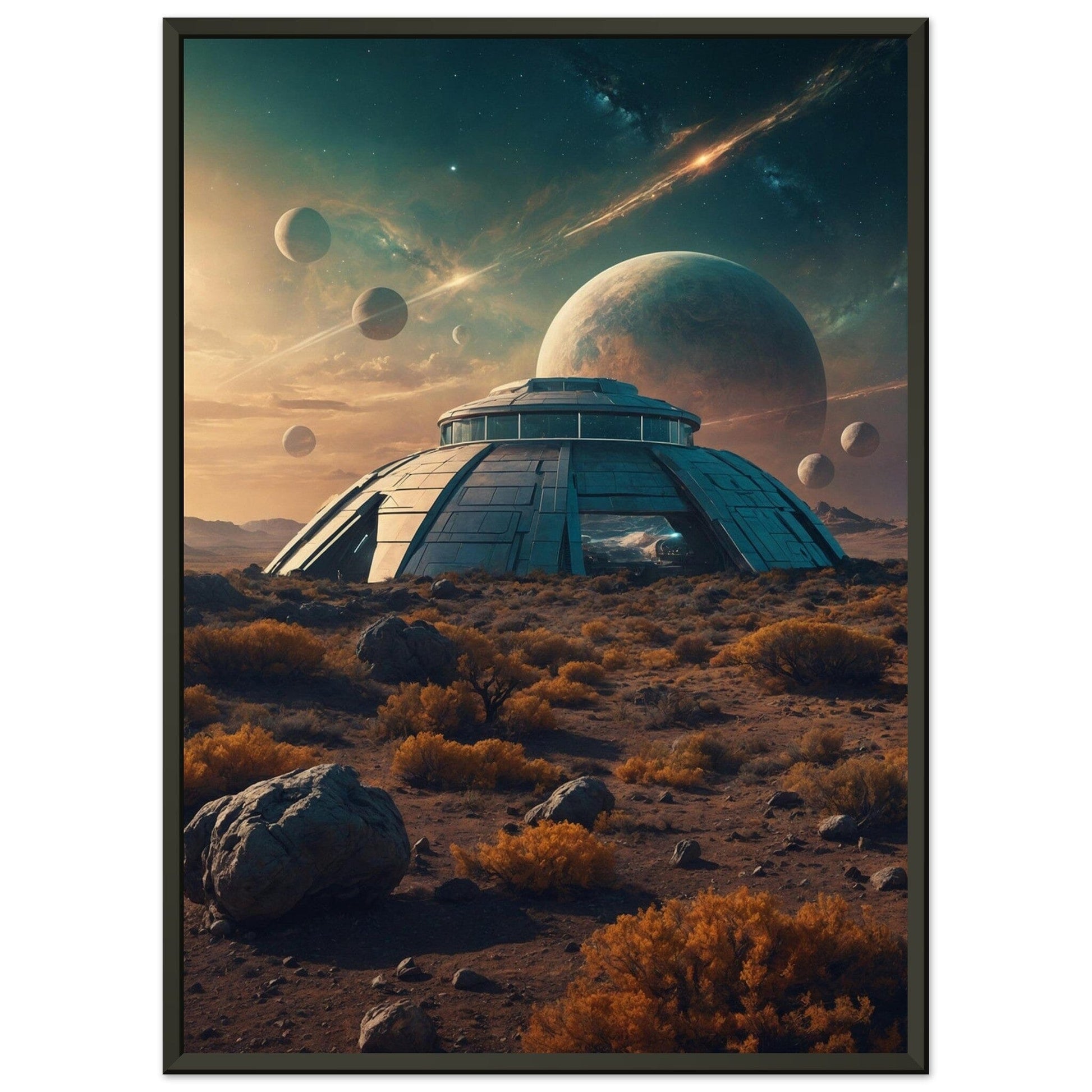 Premium Matte Paper Metal Framed Poster - Stilvolle Kunst in robustem Metallrahmen Print Material Modern Masterpieces 50x70 cm / 20x28″ 