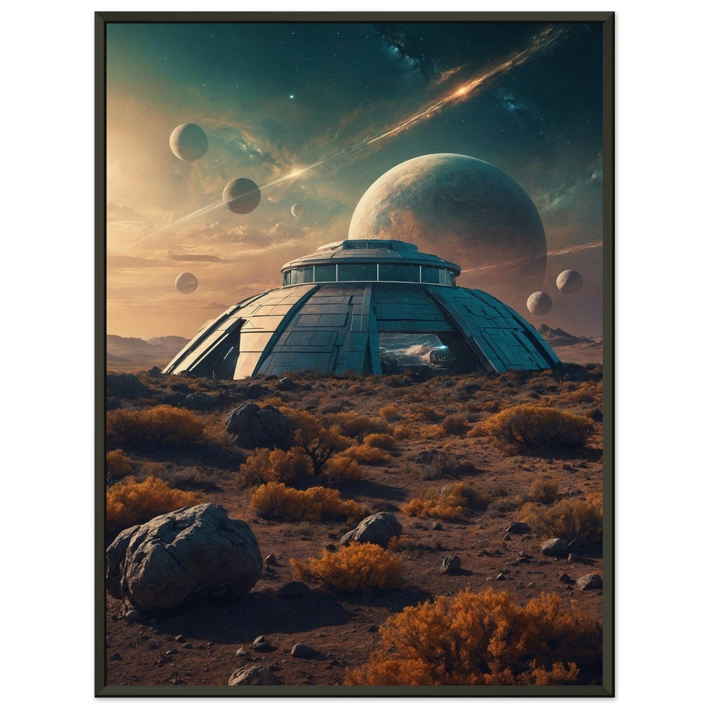 Premium Matte Paper Metal Framed Poster - Stilvolle Kunst in robustem Metallrahmen Print Material Modern Masterpieces 60x80 cm / 24x32″ 