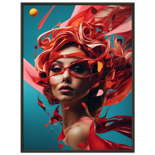 Premium Matte Paper Metal Framed Poster - Stilvolle Kunst in robustem Metallrahmen Print Material Modern Masterpieces 60x80 cm / 24x32″ 