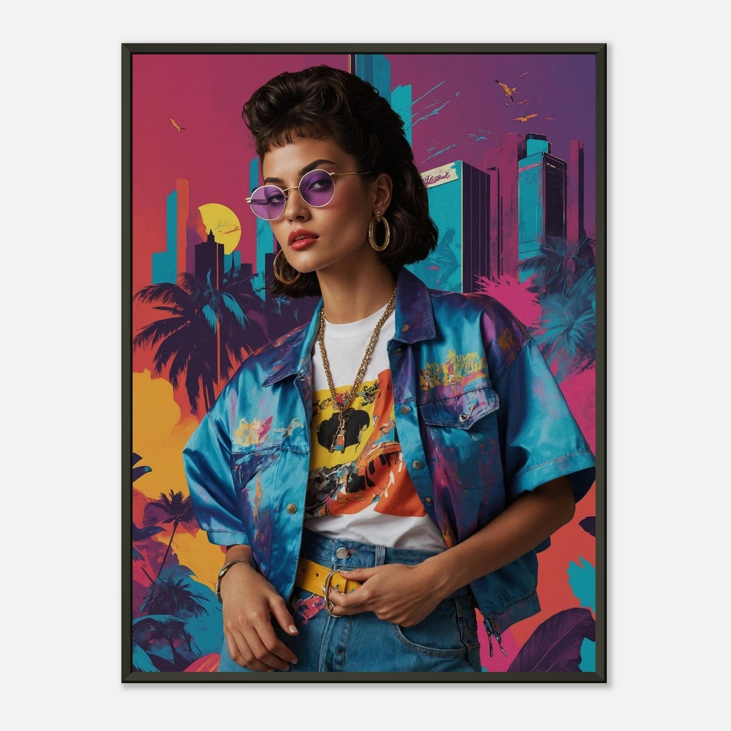 Premium Matte Paper Metal Framed Poster - Stilvolle Kunst in robustem Metallrahmen Print Material Modern Masterpieces 60x80 cm / 24x32″ 