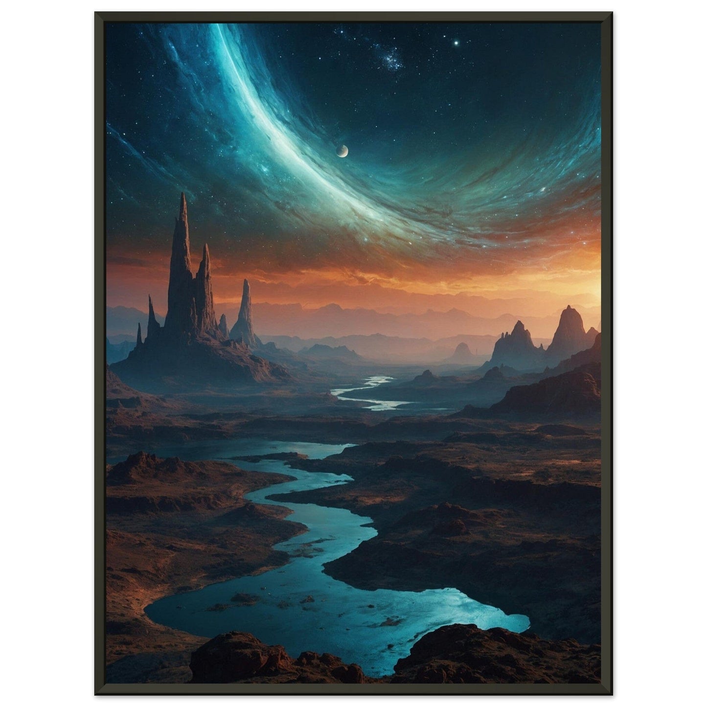 Premium Matte Paper Metal Framed Poster - Stilvolle Kunst in robustem Metallrahmen Print Material Modern Masterpieces 60x80 cm / 24x32″ 