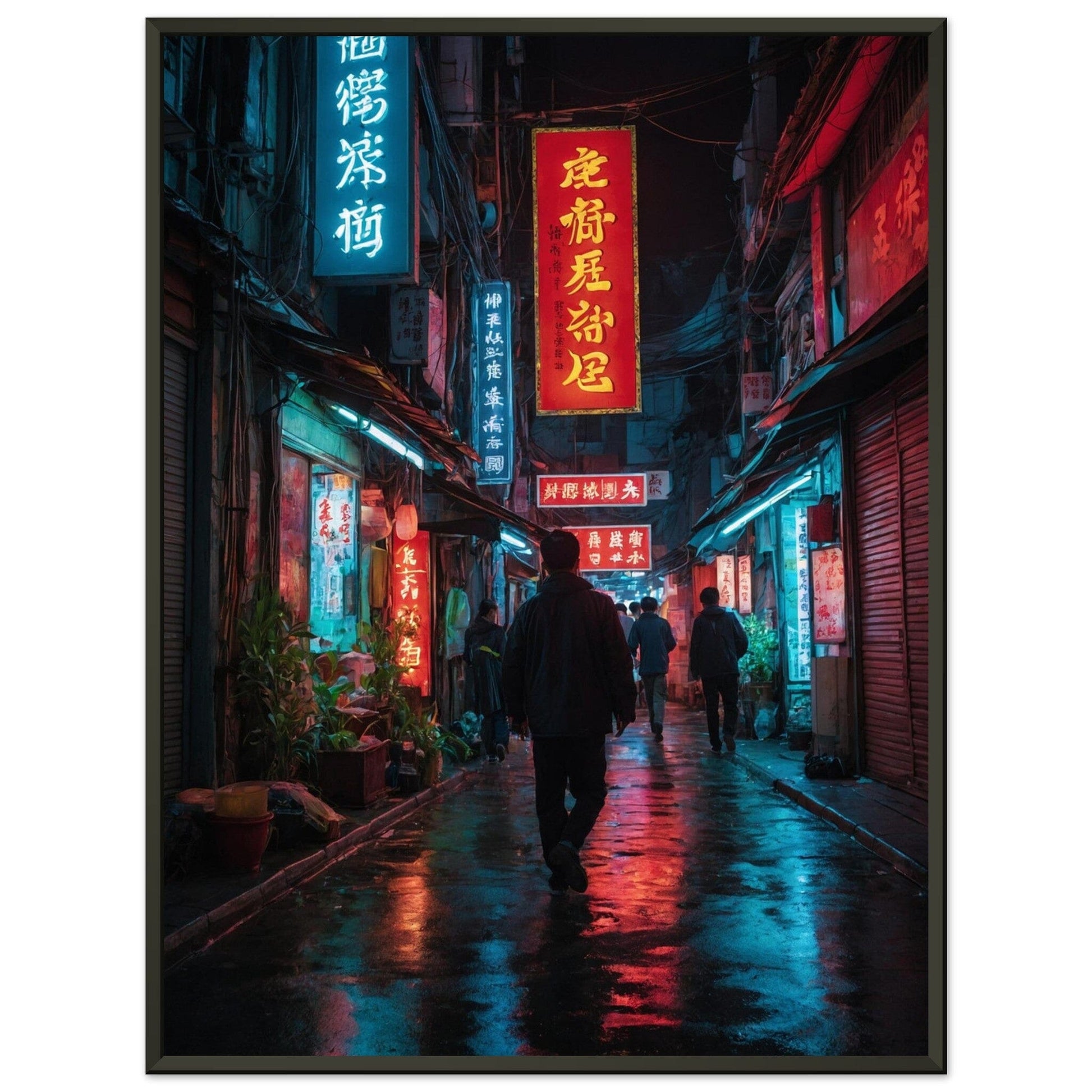 Premium Matte Paper Metal Framed Poster - Stilvolle Kunst in robustem Metallrahmen Print Material Modern Masterpieces 60x80 cm / 24x32″ 