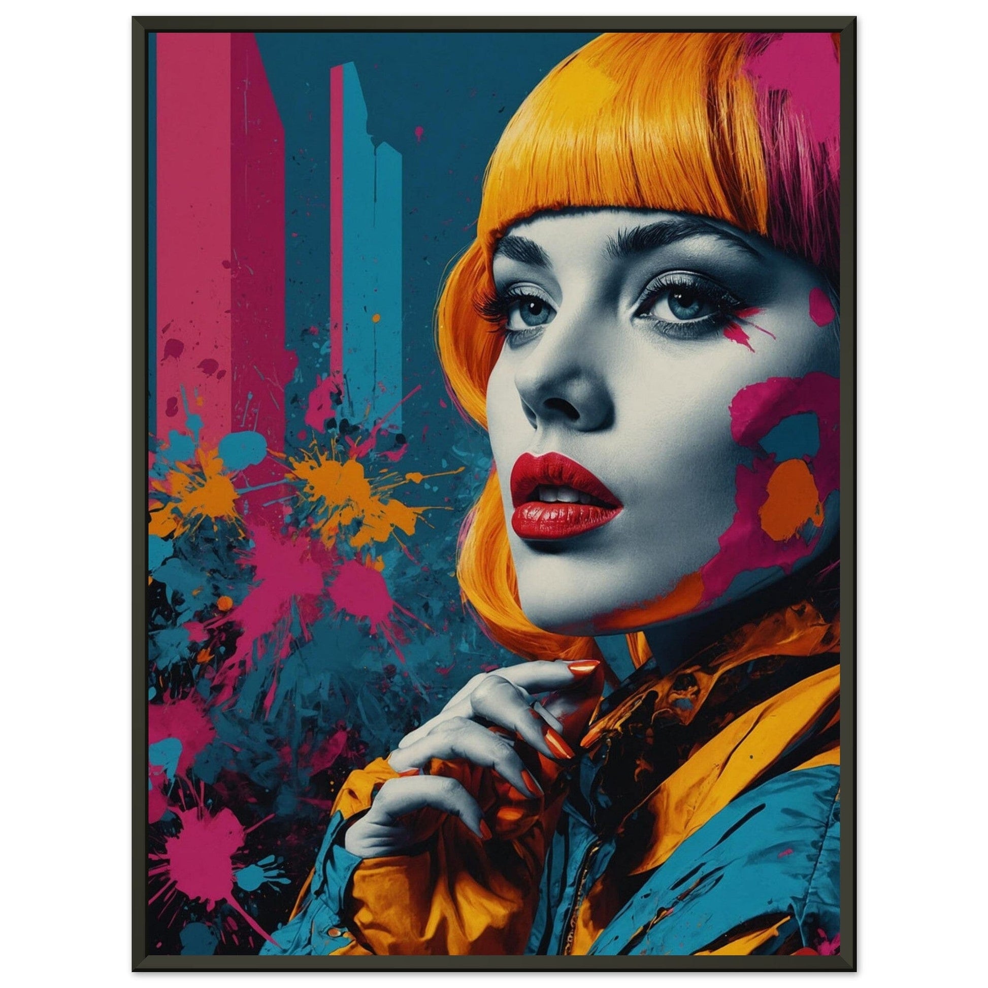 Premium Matte Paper Metal Framed Poster - Stilvolle Kunst in robustem Metallrahmen Print Material Modern Masterpieces 60x80 cm / 24x32″ 