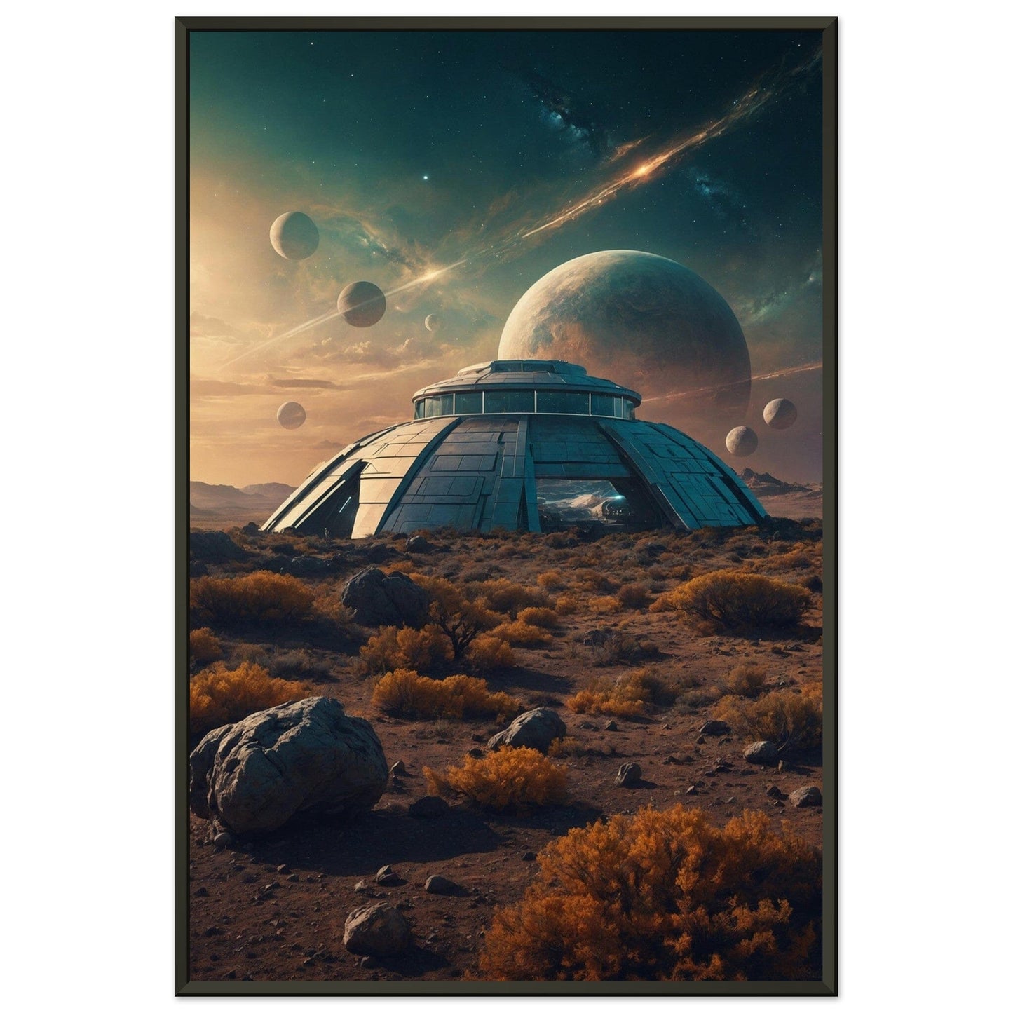Premium Matte Paper Metal Framed Poster - Stilvolle Kunst in robustem Metallrahmen Print Material Modern Masterpieces 60x90 cm / 24x36″ 
