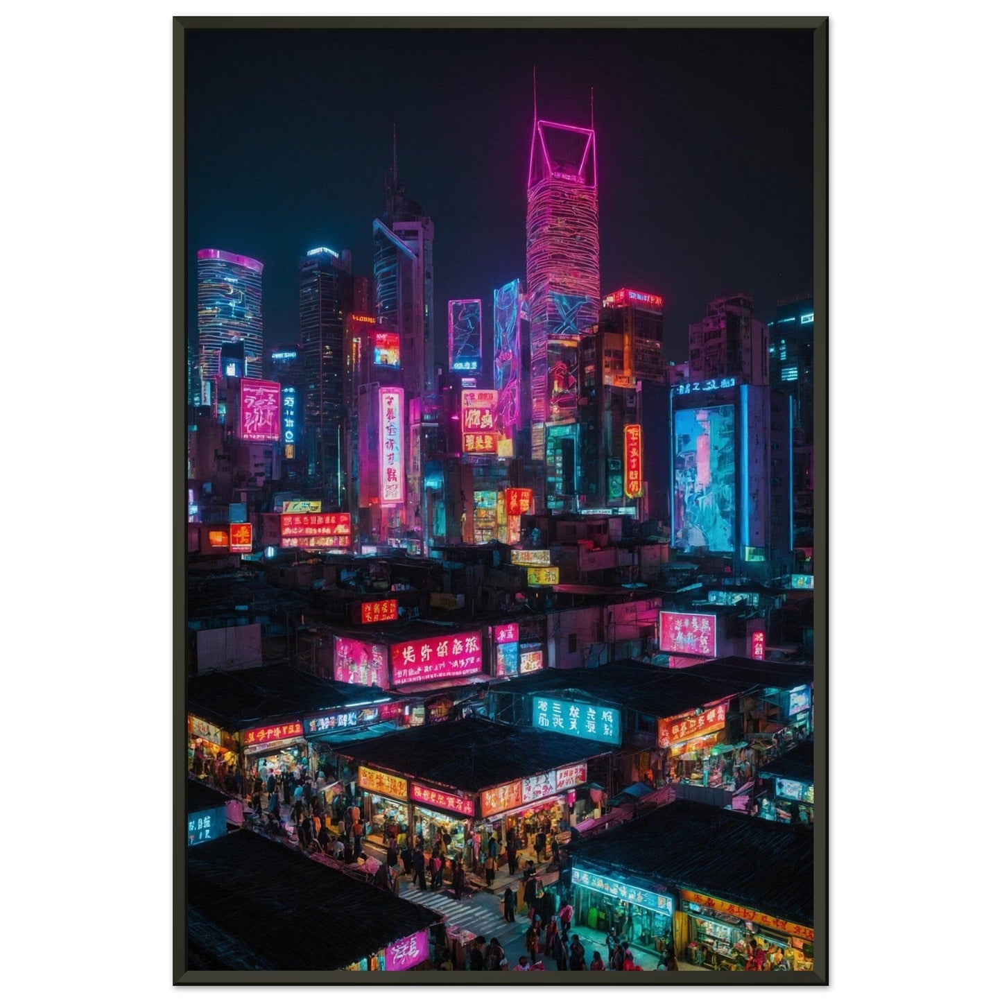 Premium Matte Paper Metal Framed Poster - Stilvolle Kunst in robustem Metallrahmen Print Material Modern Masterpieces 60x90 cm / 24x36″ 
