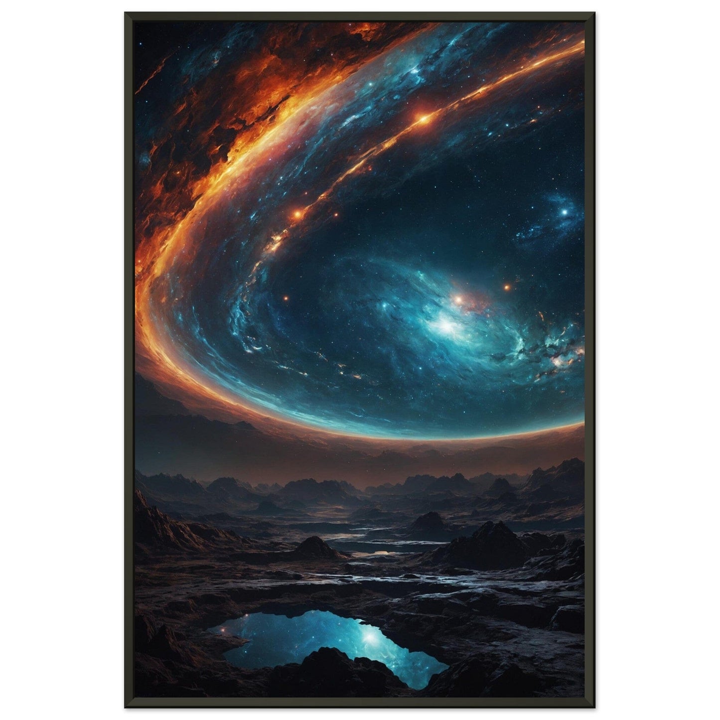 Premium Matte Paper Metal Framed Poster - Stilvolle Kunst in robustem Metallrahmen Print Material Modern Masterpieces 60x90 cm / 24x36″ 