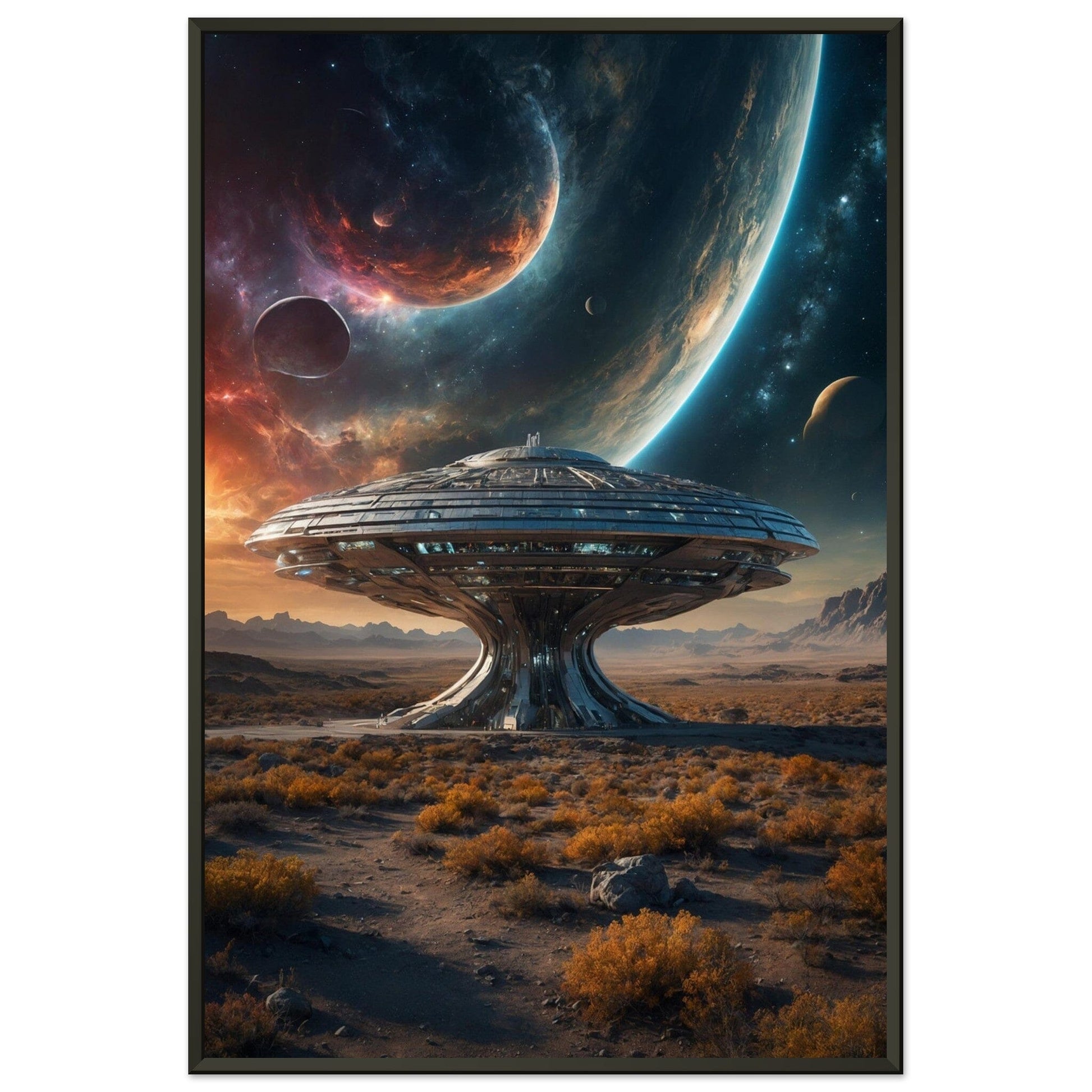 Premium Matte Paper Metal Framed Poster - Stilvolle Kunst in robustem Metallrahmen Print Material Modern Masterpieces 60x90 cm / 24x36″ 