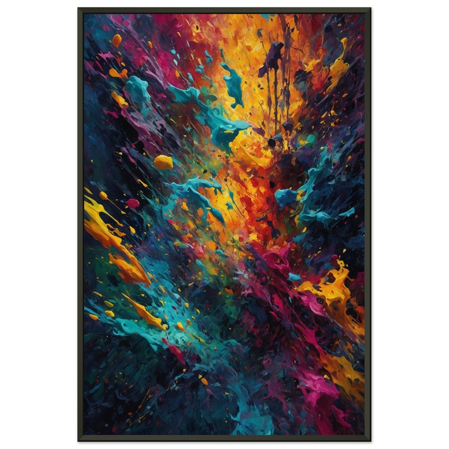 Premium Matte Paper Metal Framed Poster - Stilvolle Kunst in robustem Metallrahmen Print Material Modern Masterpieces 60x90 cm / 24x36″ 