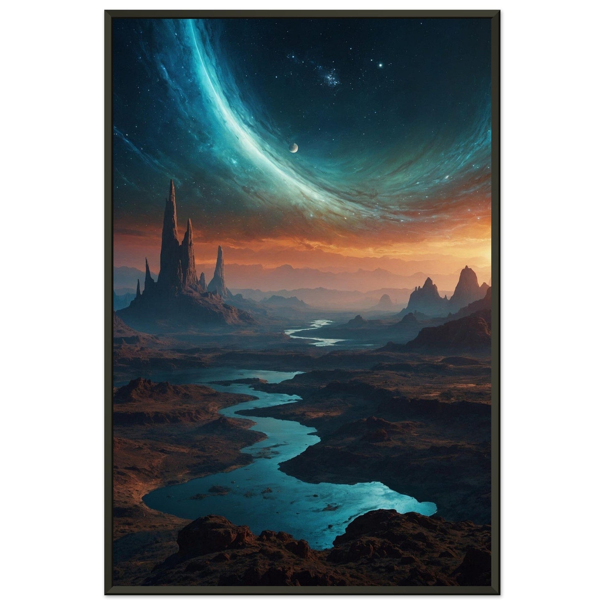 Premium Matte Paper Metal Framed Poster - Stilvolle Kunst in robustem Metallrahmen Print Material Modern Masterpieces 60x90 cm / 24x36″ 