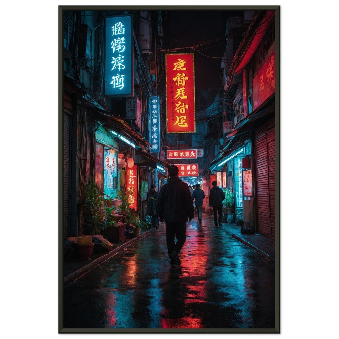 Premium Matte Paper Metal Framed Poster - Stilvolle Kunst in robustem Metallrahmen Print Material Modern Masterpieces 60x90 cm / 24x36″ 