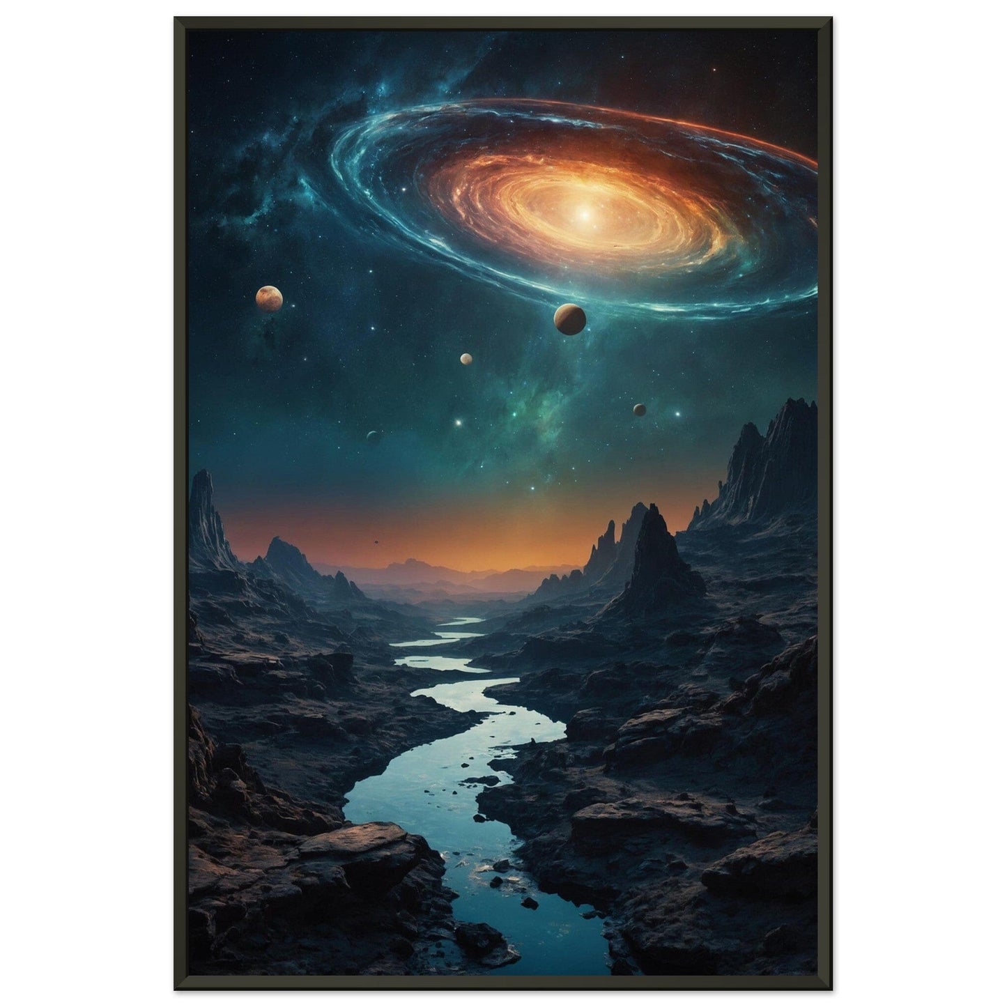 Premium Matte Paper Metal Framed Poster - Stilvolle Kunst in robustem Metallrahmen Print Material Modern Masterpieces 60x90 cm / 24x36″ 