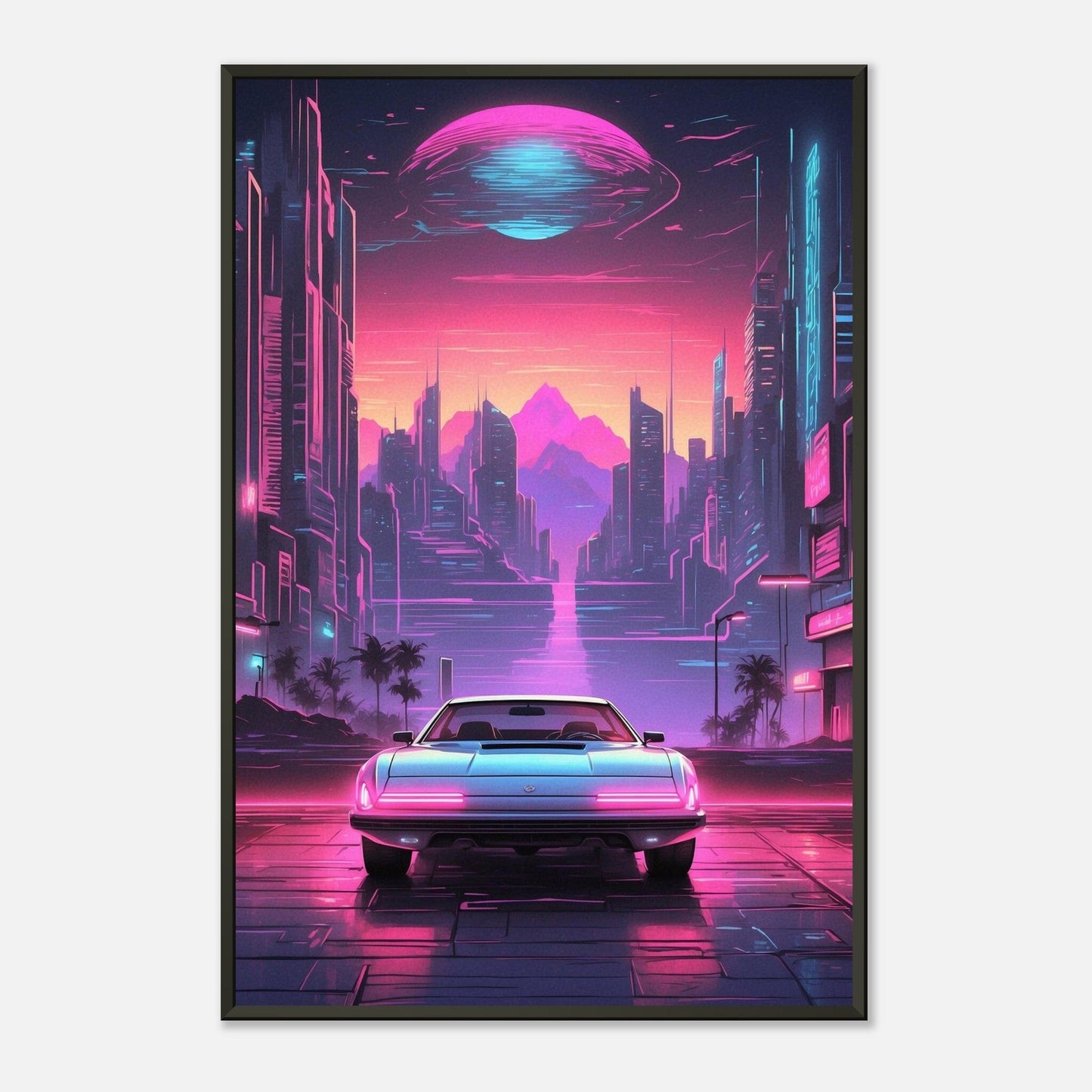 Premium Matte Paper Metal Framed Poster - Stilvolle Kunst in robustem Metallrahmen Print Material Modern Masterpieces 60x90 cm / 24x36″ 