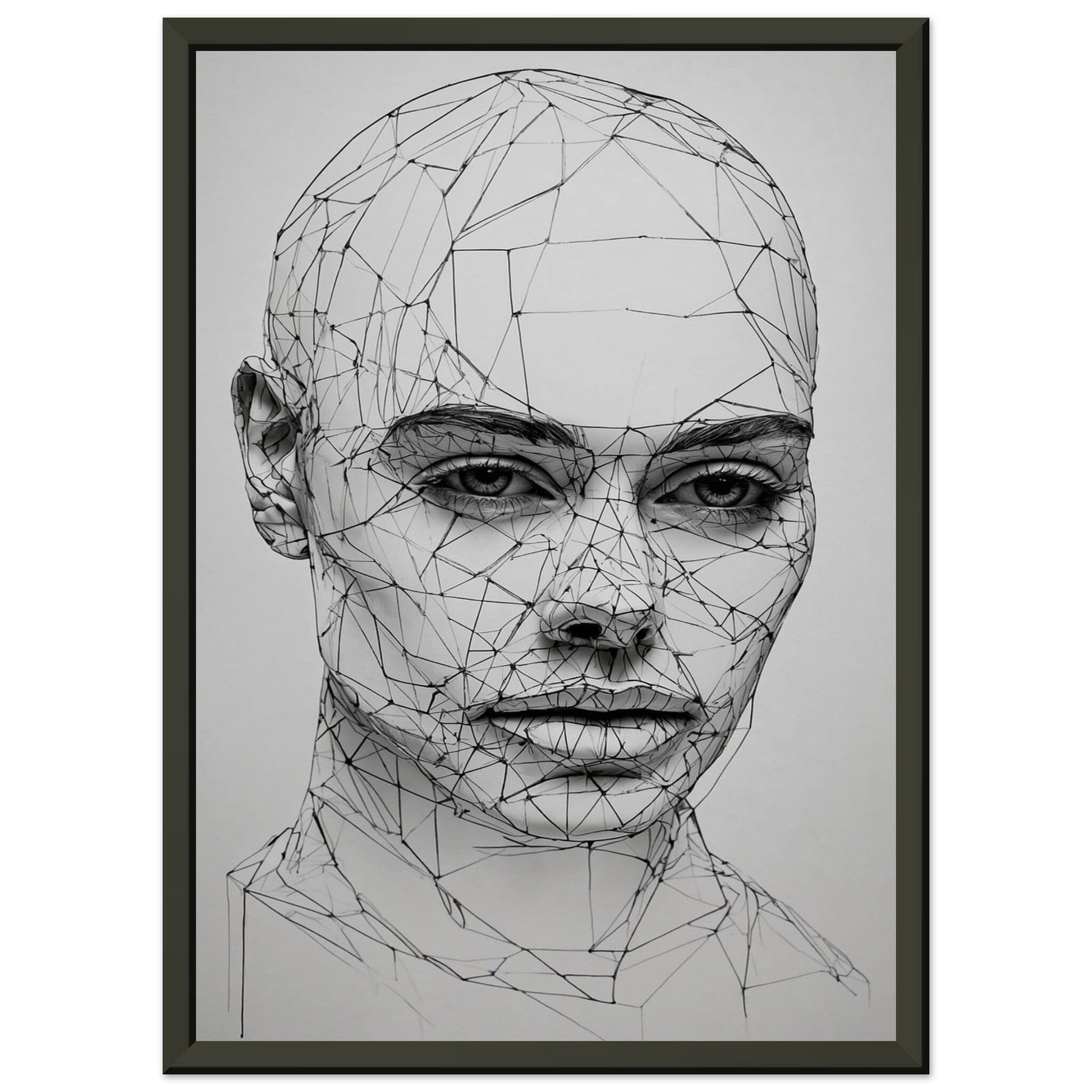 Premium Matte Paper Metal Framed Poster - Stilvolle Kunst in robustem Metallrahmen Print Material Modern Masterpieces A4 21x29.7 cm / 8x12″ 