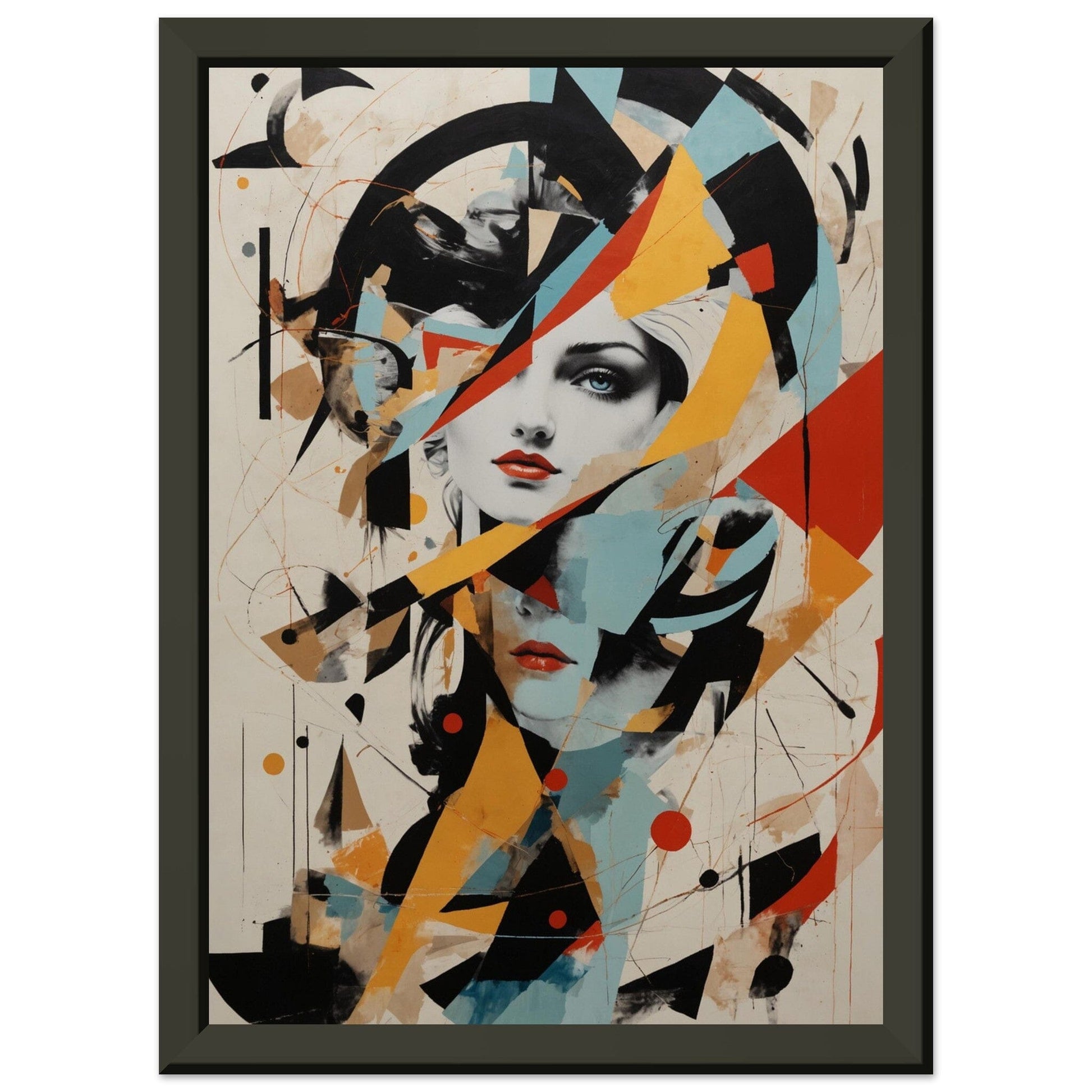 Premium Matte Paper Metal Framed Poster - Stilvolle Kunst in robustem Metallrahmen Print Material Modern Masterpieces A4 21x29.7 cm / 8x12″ 