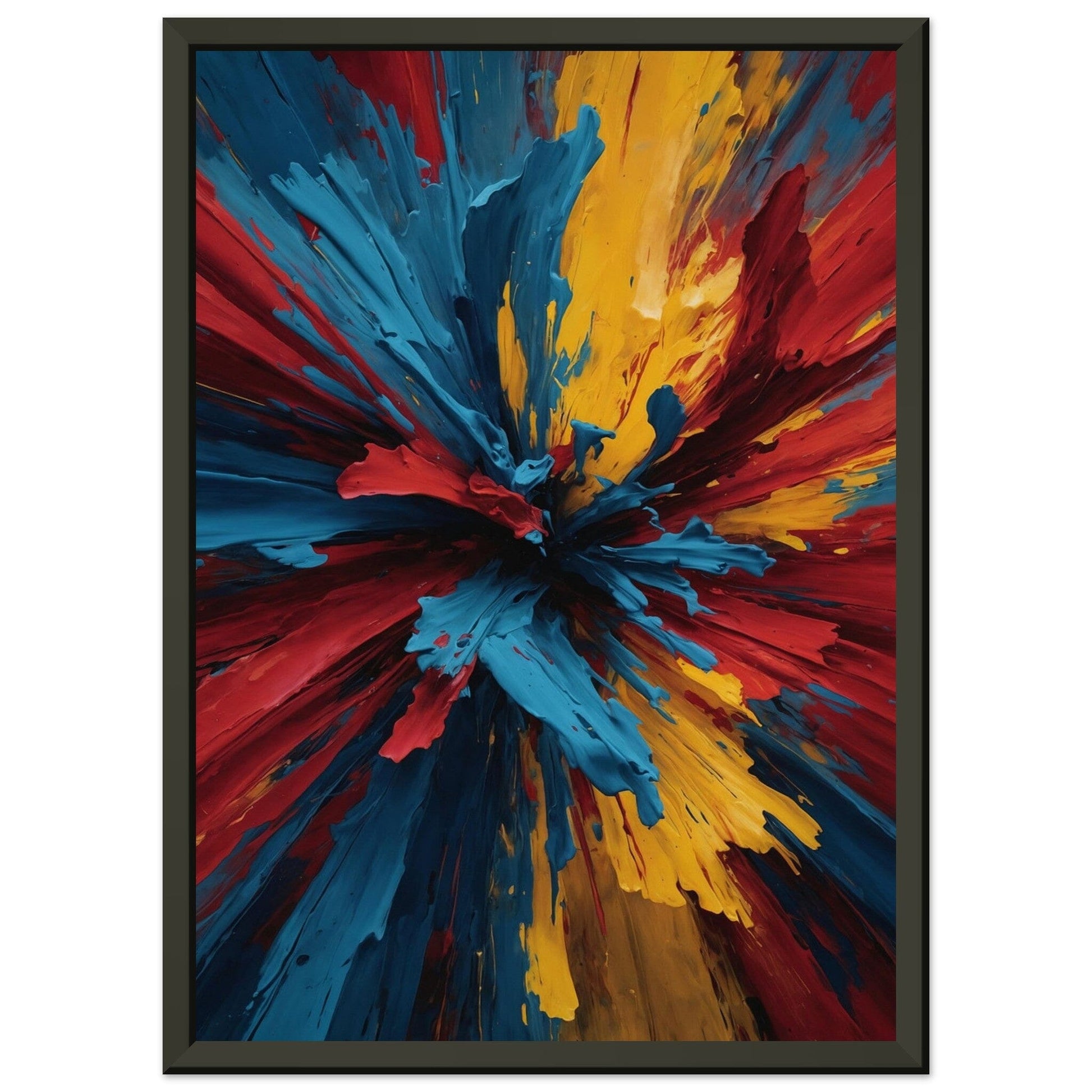 Premium Matte Paper Metal Framed Poster - Stilvolle Kunst in robustem Metallrahmen Print Material Modern Masterpieces A4 21x29.7 cm / 8x12″ 