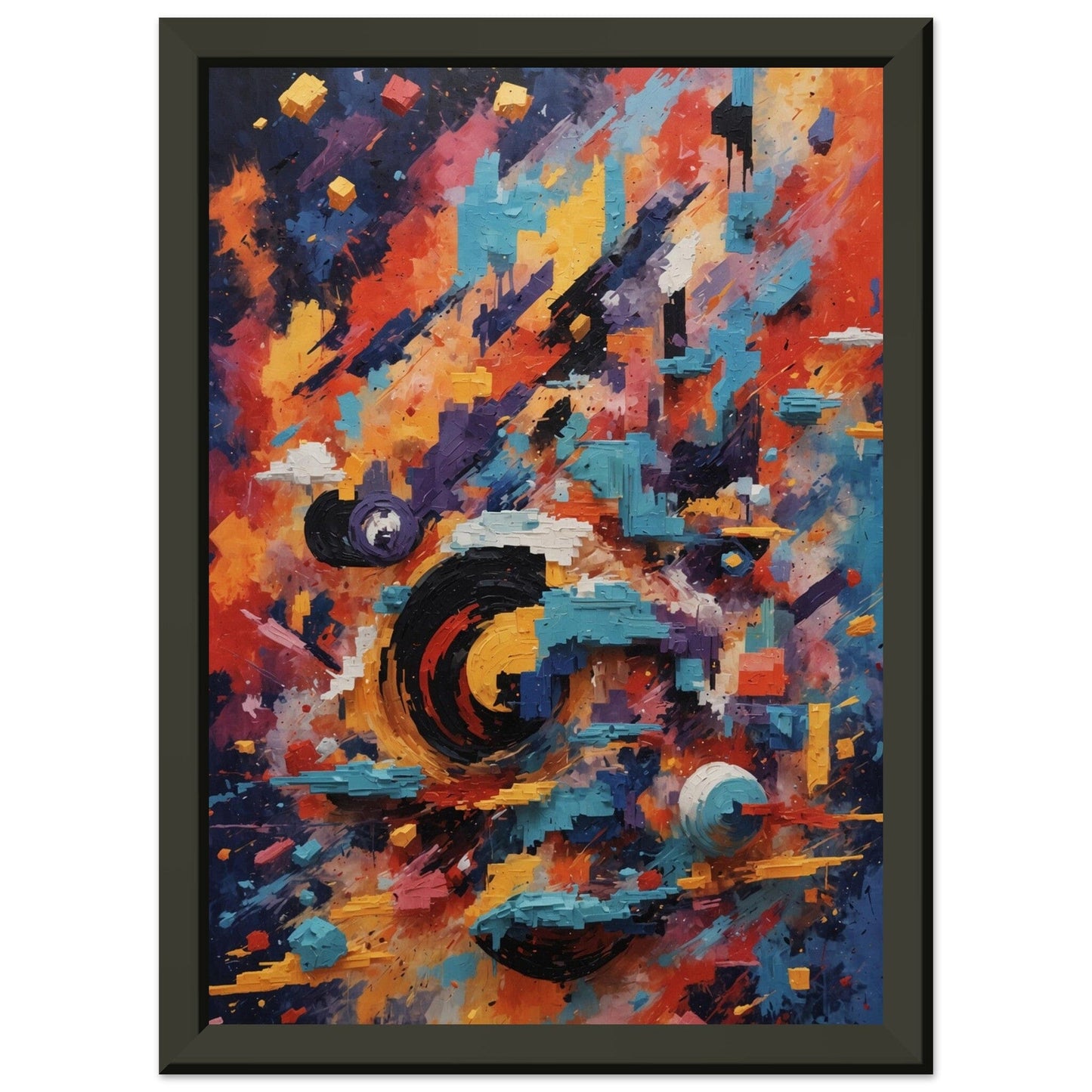 Premium Matte Paper Metal Framed Poster - Stilvolle Kunst in robustem Metallrahmen Print Material Modern Masterpieces A4 21x29.7 cm / 8x12″ 