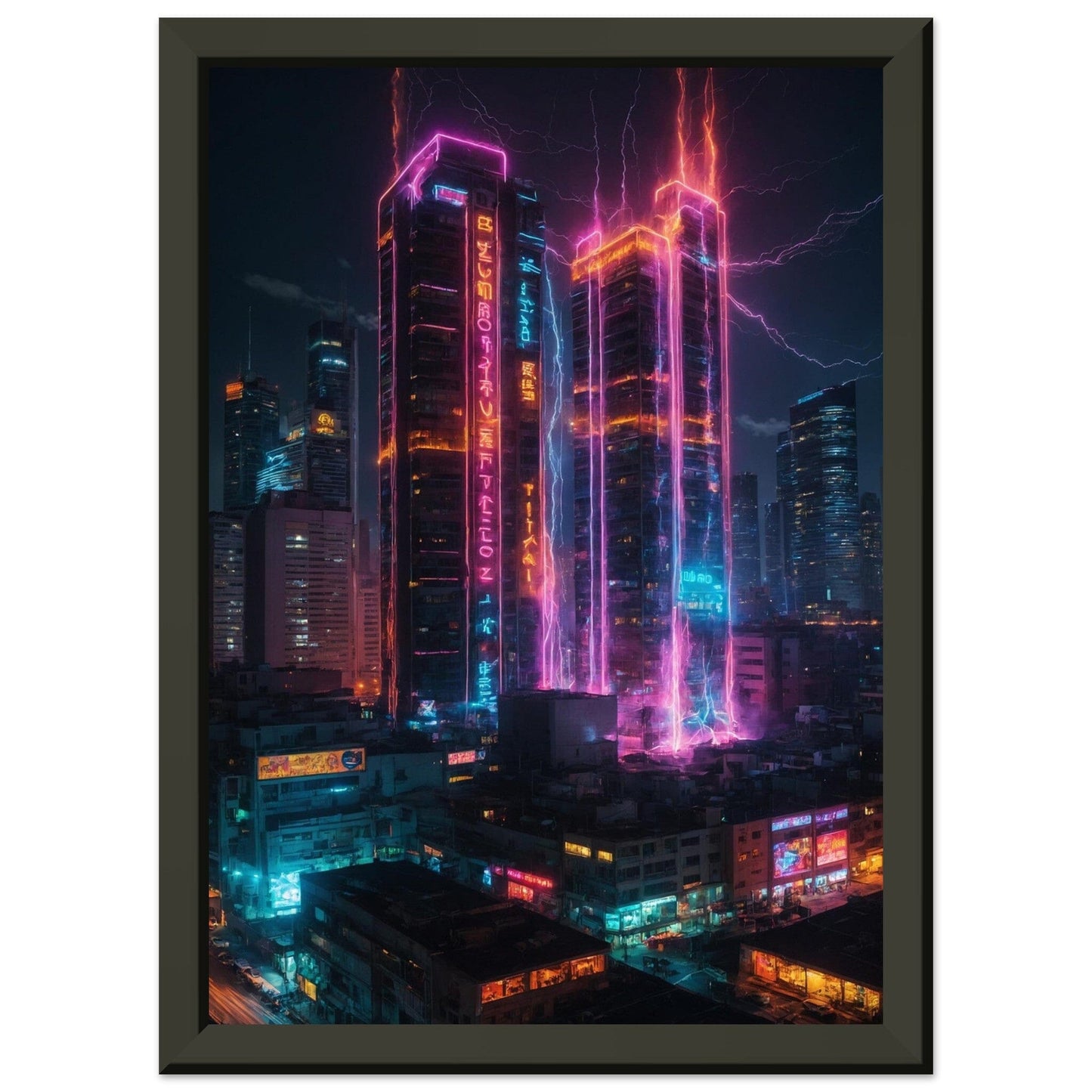 Premium Matte Paper Metal Framed Poster - Stilvolle Kunst in robustem Metallrahmen Print Material Modern Masterpieces A4 21x29.7 cm / 8x12″ 