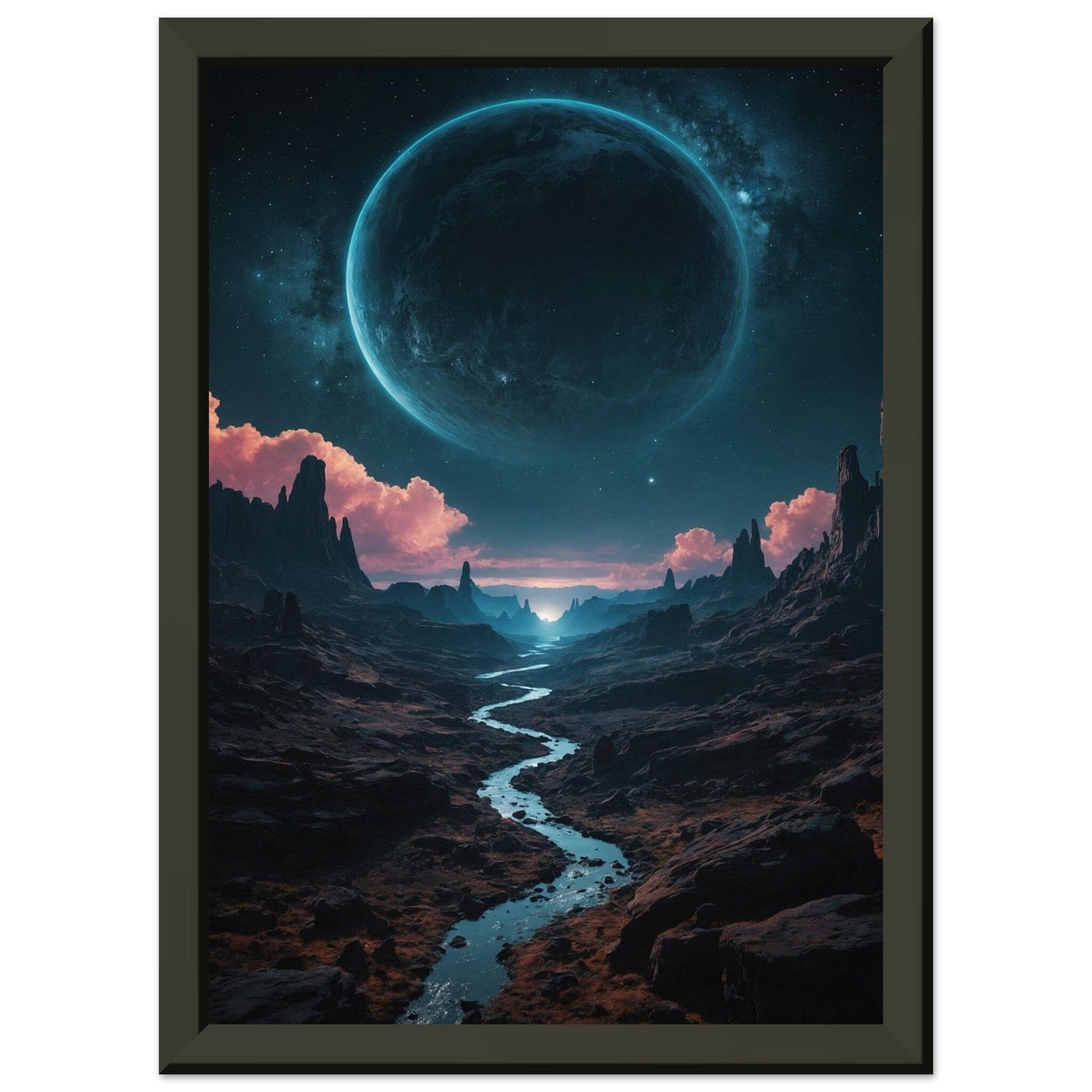 Premium Matte Paper Metal Framed Poster - Stilvolle Kunst in robustem Metallrahmen Print Material Modern Masterpieces A4 21x29.7 cm / 8x12″ 