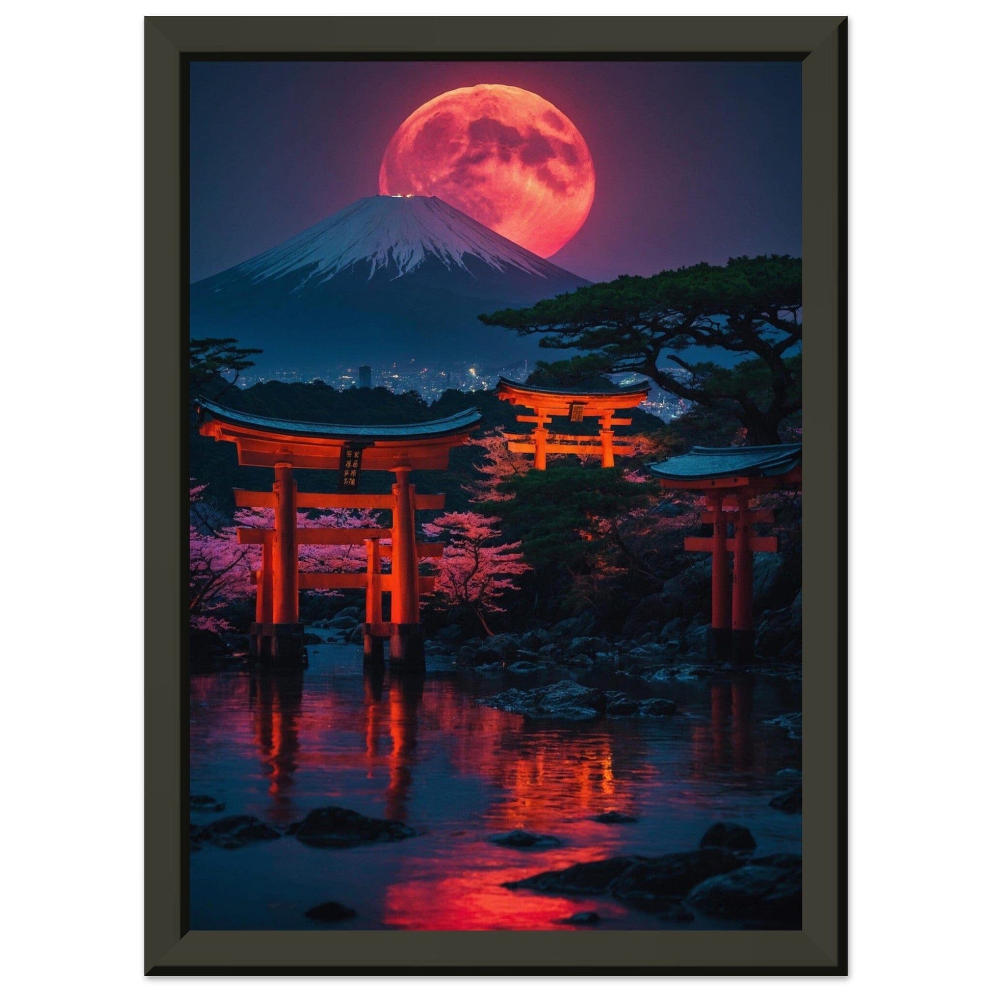 Premium Matte Paper Metal Framed Poster - Stilvolle Kunst in robustem Metallrahmen Print Material Modern Masterpieces A4 21x29.7 cm / 8x12″ 