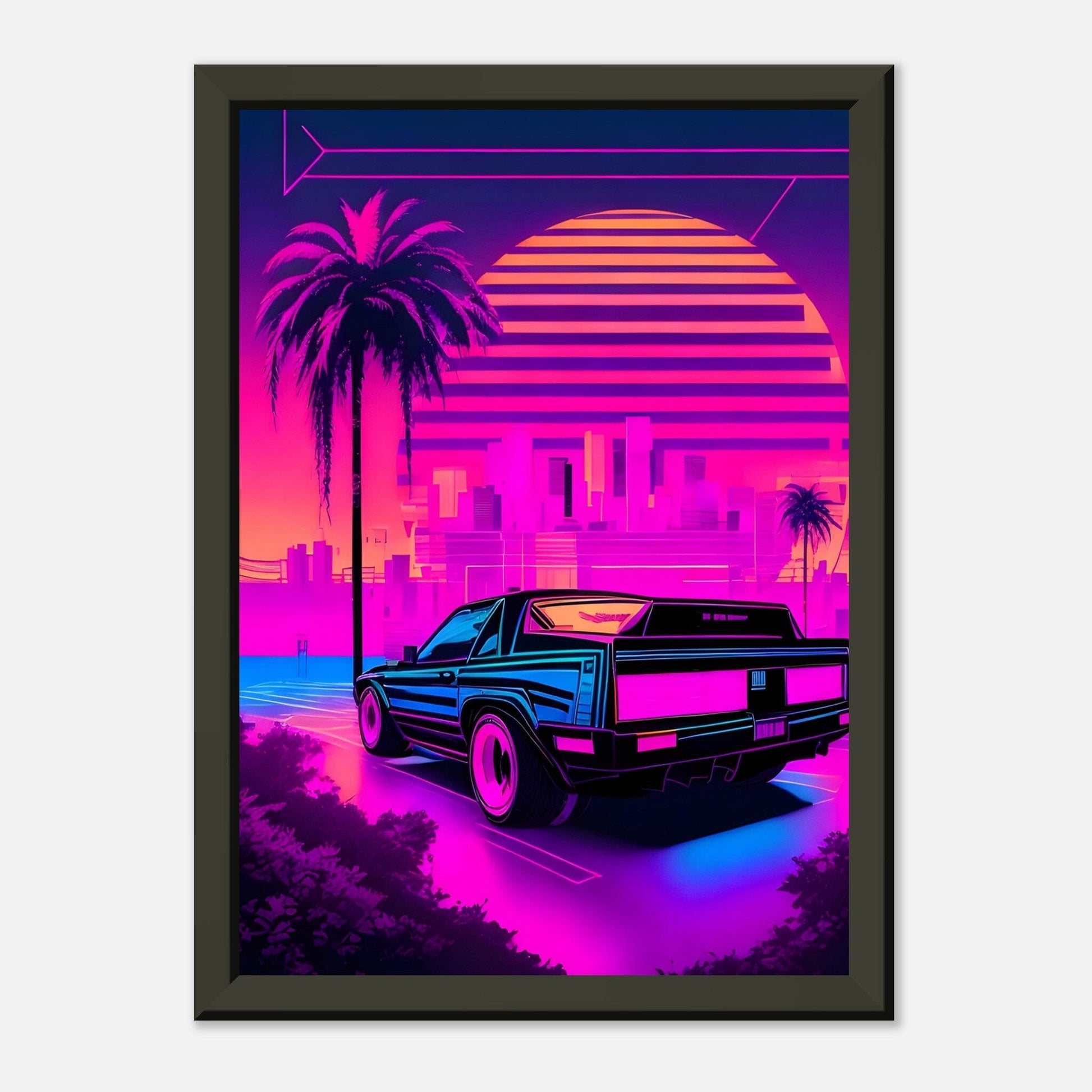 Premium Matte Paper Metal Framed Poster - Stilvolle Kunst in robustem Metallrahmen Print Material Modern Masterpieces A4 21x29.7 cm / 8x12″ 