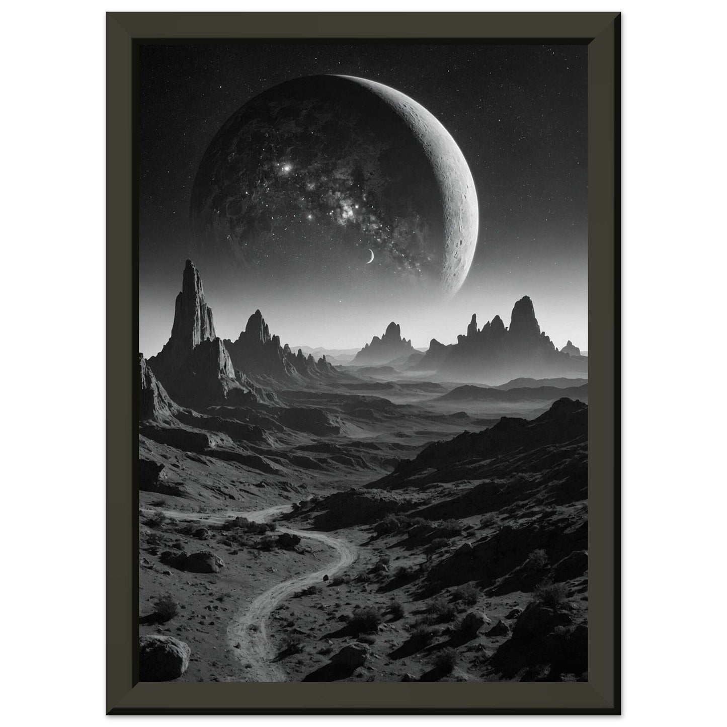 Premium Matte Paper Metal Framed Poster - Stilvolle Kunst in robustem Metallrahmen Print Material Modern Masterpieces A4 21x29.7 cm / 8x12″ 