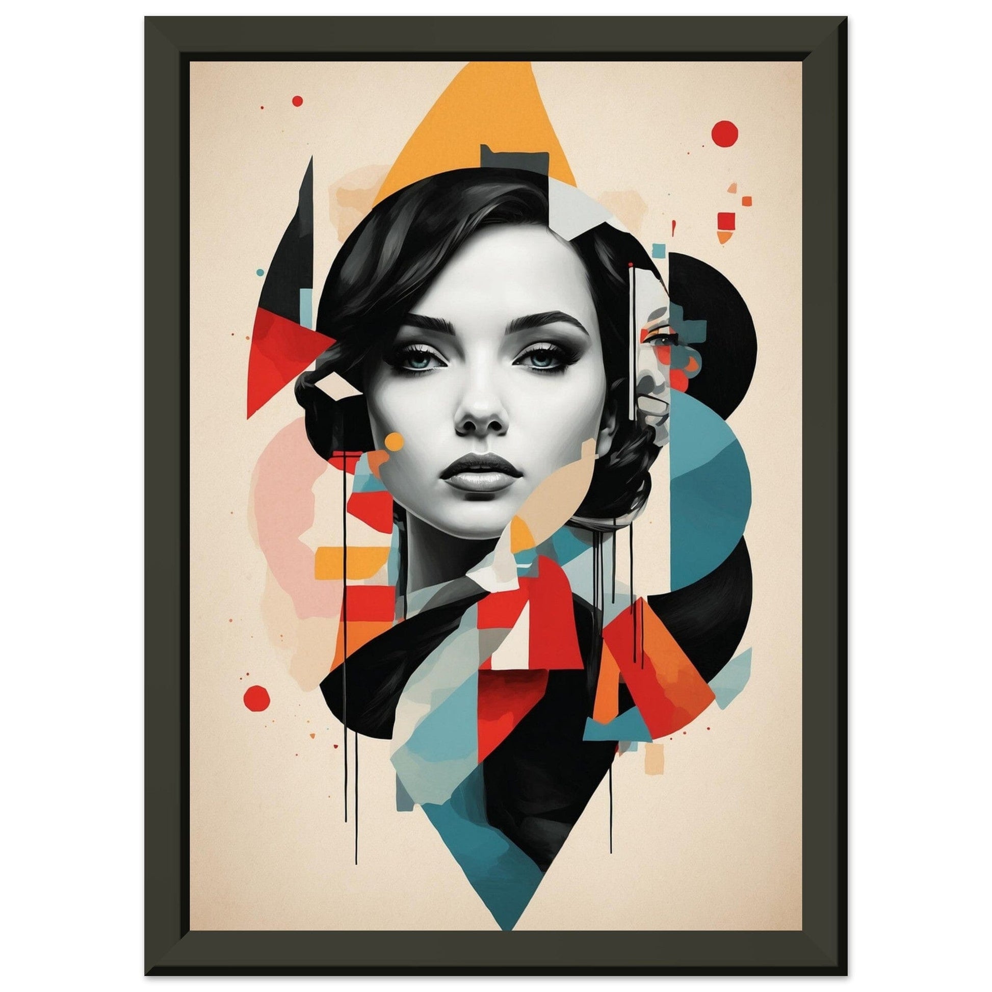 Premium Matte Paper Metal Framed Poster - Stilvolle Kunst in robustem Metallrahmen Print Material Modern Masterpieces A4 21x29.7 cm / 8x12″ 