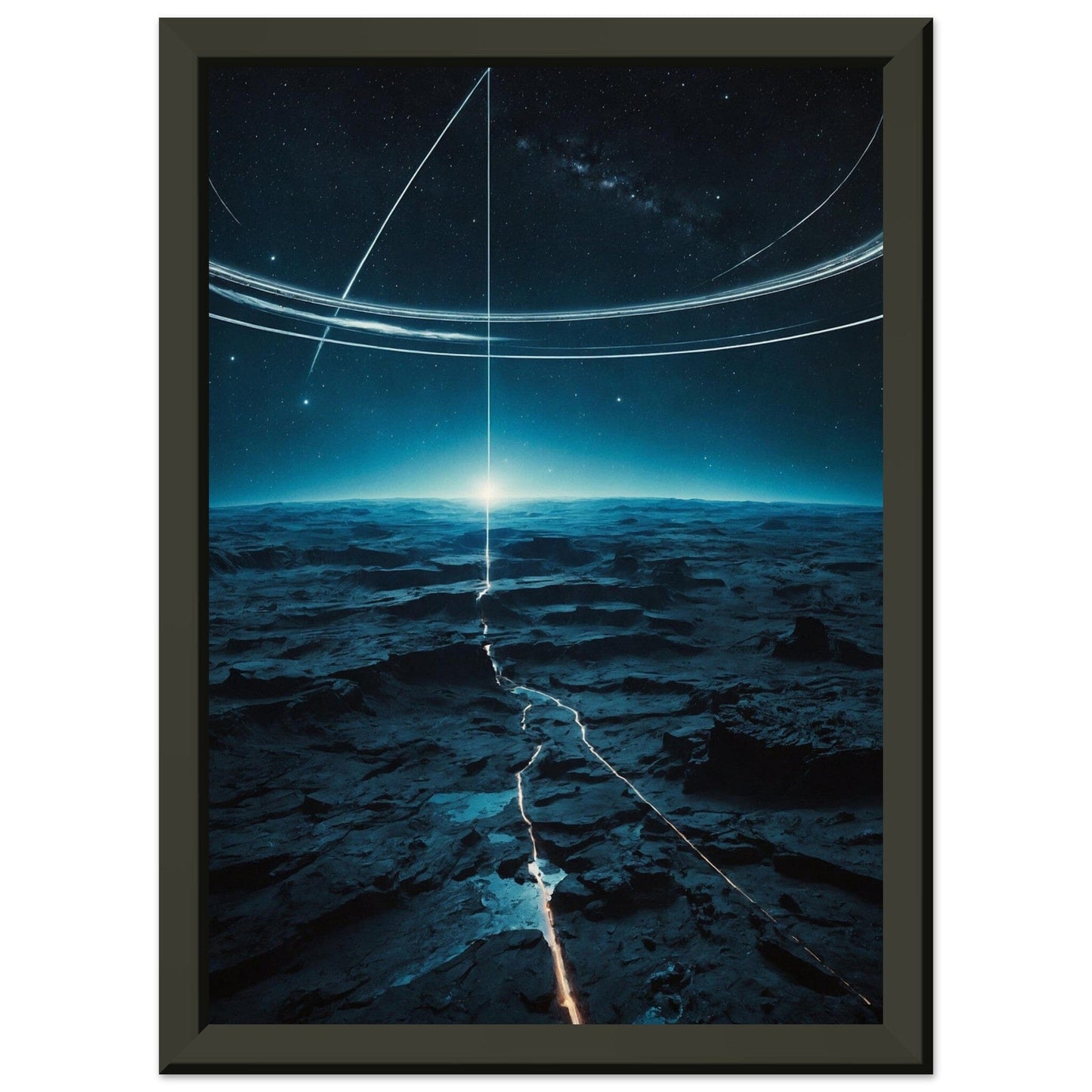 Premium Matte Paper Metal Framed Poster - Stilvolle Kunst in robustem Metallrahmen Print Material Modern Masterpieces A4 21x29.7 cm / 8x12″ 