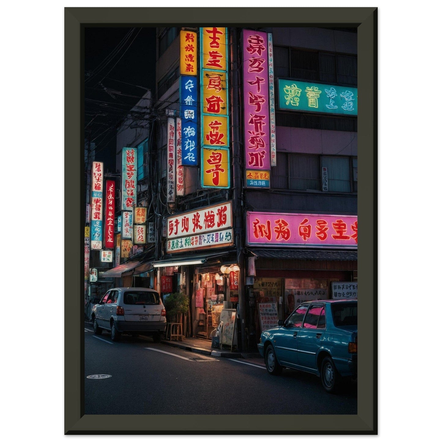 Premium Matte Paper Metal Framed Poster - Stilvolle Kunst in robustem Metallrahmen Print Material Modern Masterpieces A4 21x29.7 cm / 8x12″ 
