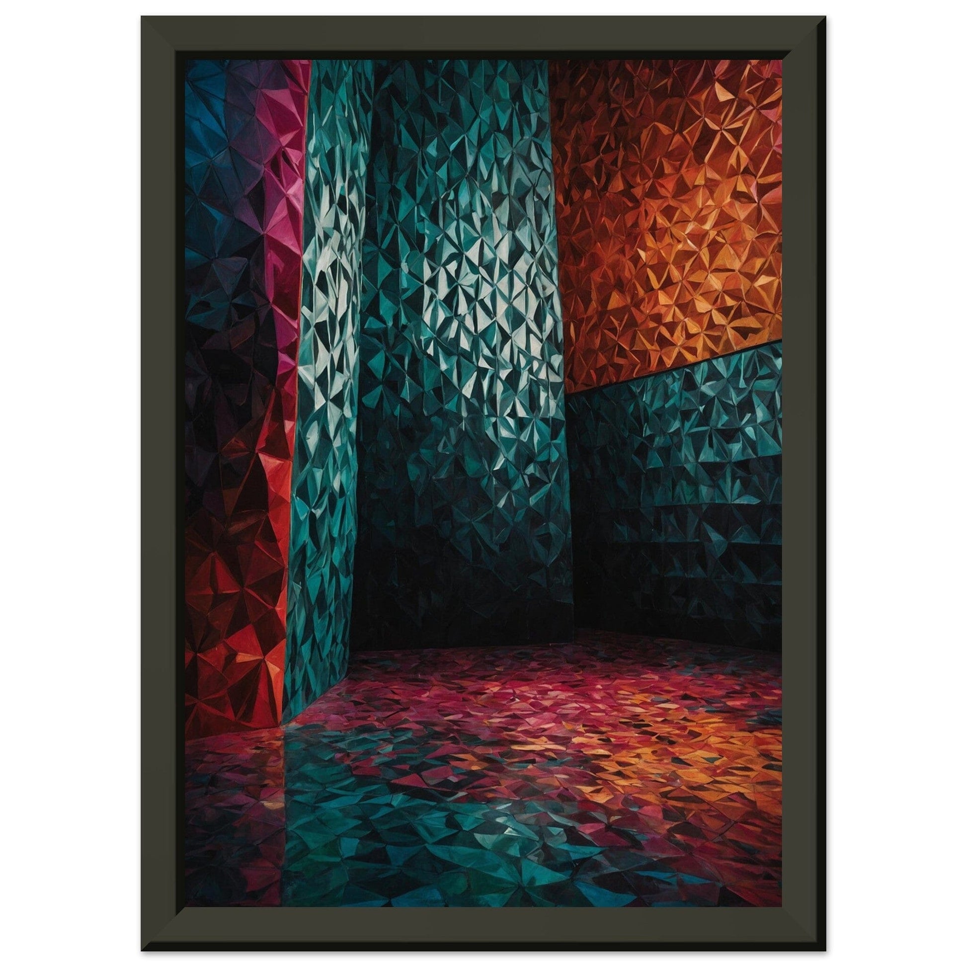 Premium Matte Paper Metal Framed Poster - Stilvolle Kunst in robustem Metallrahmen Print Material Modern Masterpieces A4 21x29.7 cm / 8x12″ 