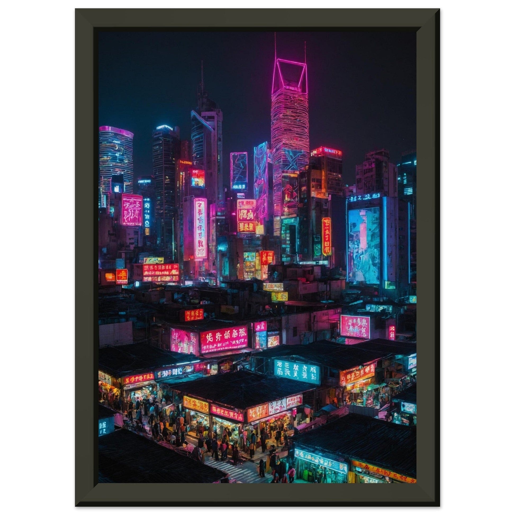 Premium Matte Paper Metal Framed Poster - Stilvolle Kunst in robustem Metallrahmen Print Material Modern Masterpieces A4 21x29.7 cm / 8x12″ 