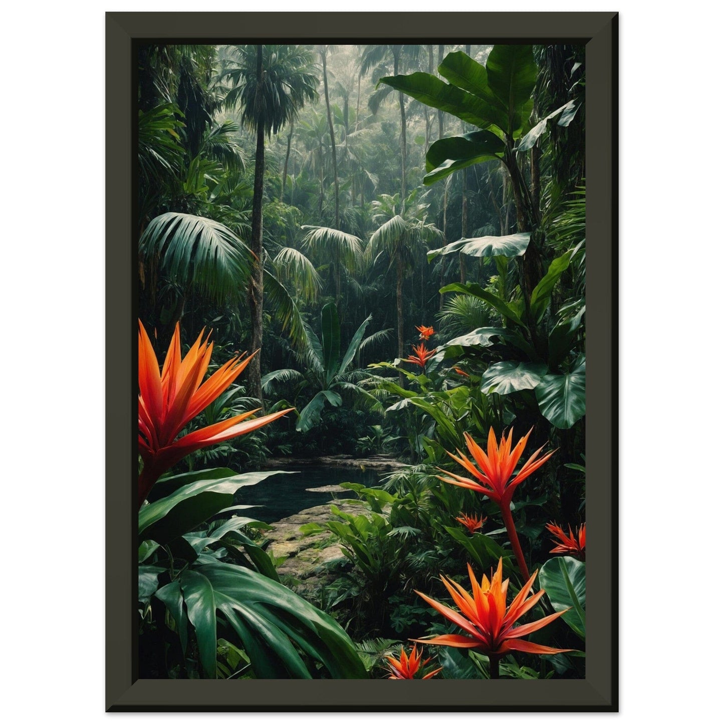 Premium Matte Paper Metal Framed Poster - Stilvolle Kunst in robustem Metallrahmen Print Material Modern Masterpieces A4 21x29.7 cm / 8x12″ 