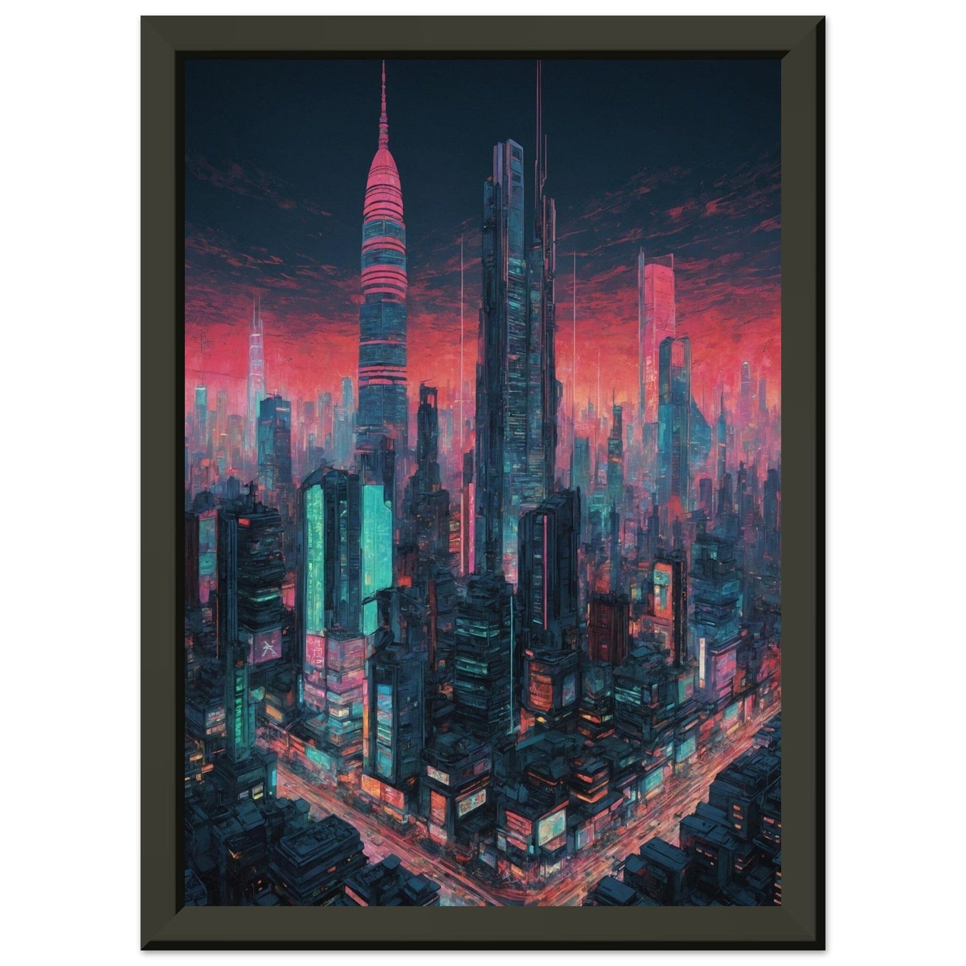 Premium Matte Paper Metal Framed Poster - Stilvolle Kunst in robustem Metallrahmen Print Material Modern Masterpieces A4 21x29.7 cm / 8x12″ 