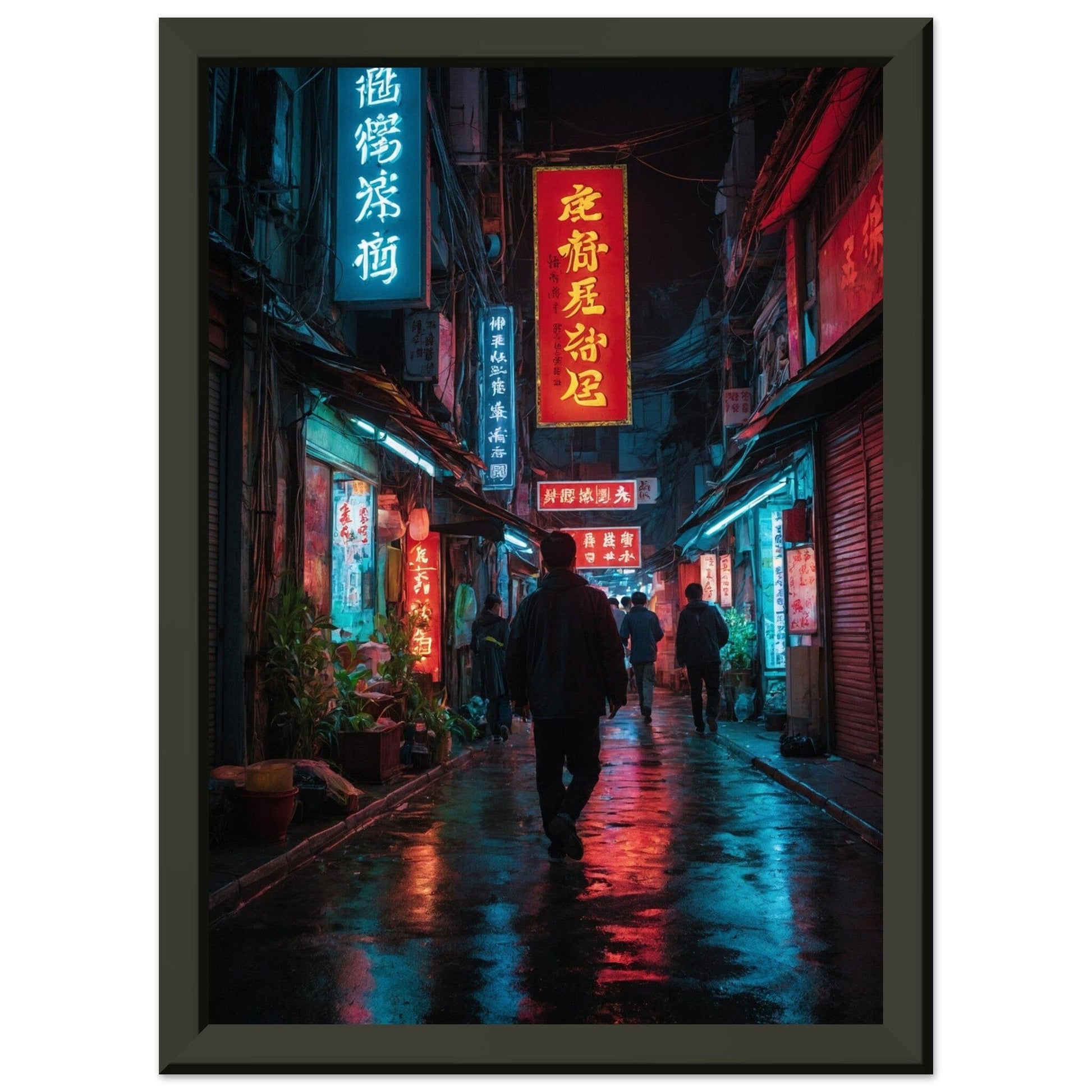 Premium Matte Paper Metal Framed Poster - Stilvolle Kunst in robustem Metallrahmen Print Material Modern Masterpieces A4 21x29.7 cm / 8x12″ 