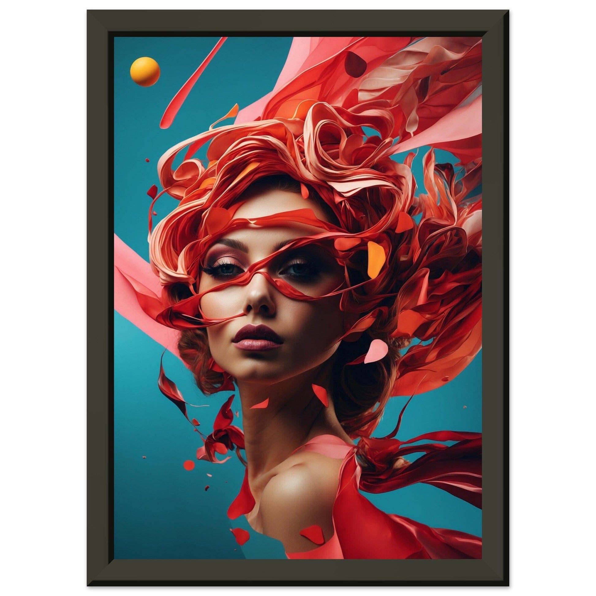 Premium Matte Paper Metal Framed Poster - Stilvolle Kunst in robustem Metallrahmen Print Material Modern Masterpieces A4 21x29.7 cm / 8x12″ 