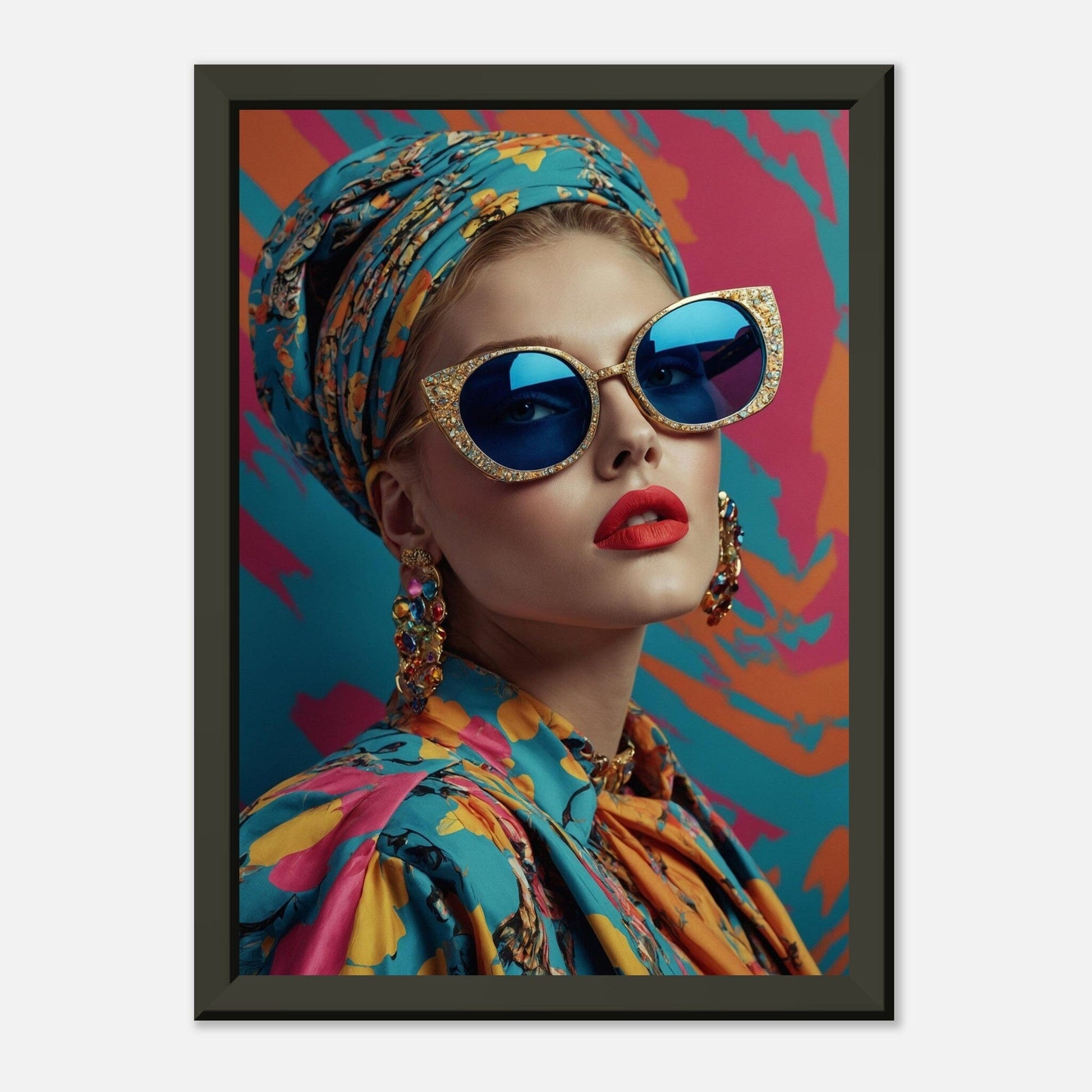 Premium Matte Paper Metal Framed Poster - Stilvolle Kunst in robustem Metallrahmen Print Material Modern Masterpieces A4 21x29.7 cm / 8x12″ 