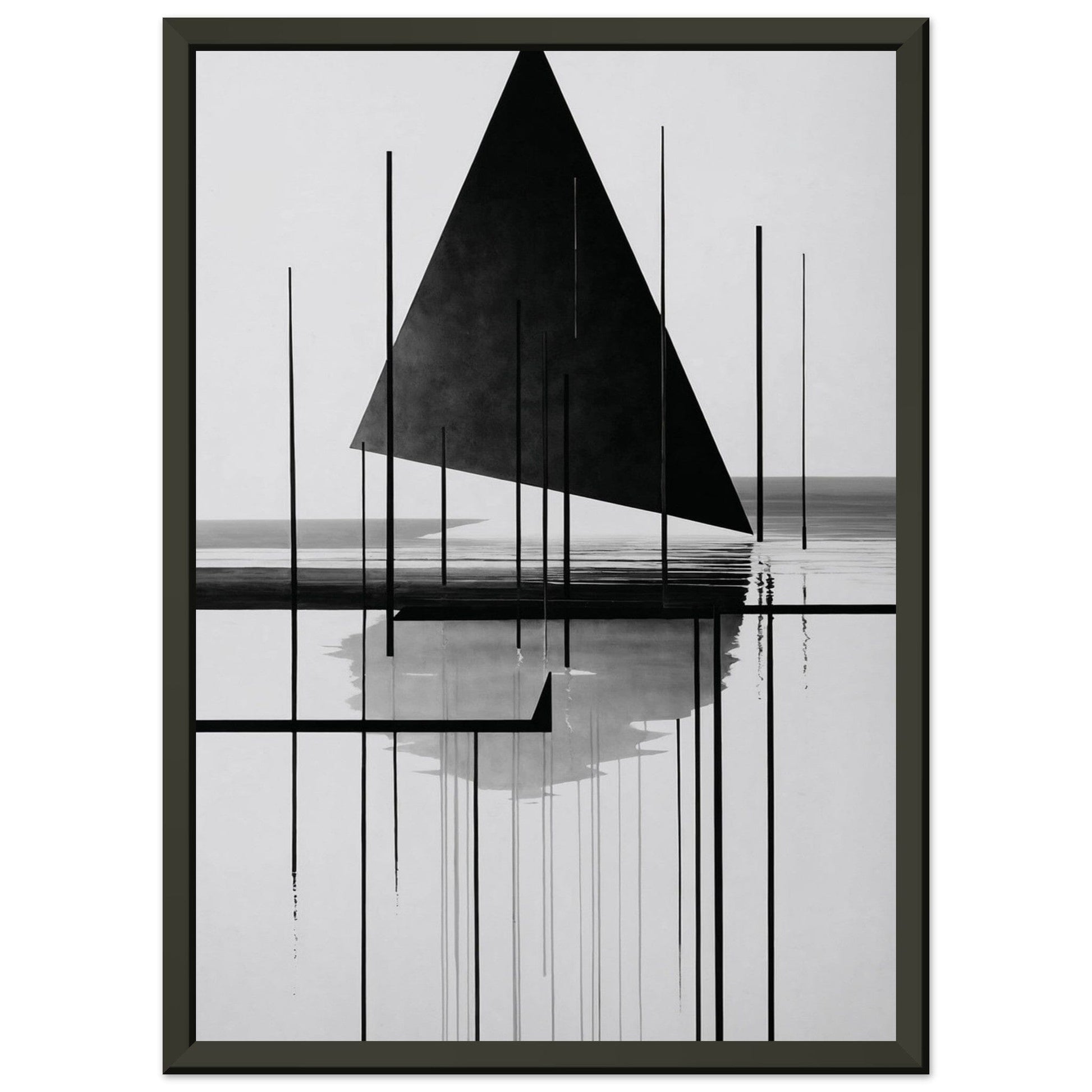 Premium Matte Paper Metal Framed Poster - Stilvolle Kunst in robustem Metallrahmen Print Material Modern Masterpieces A4 21x29.7 cm / 8x12″ 