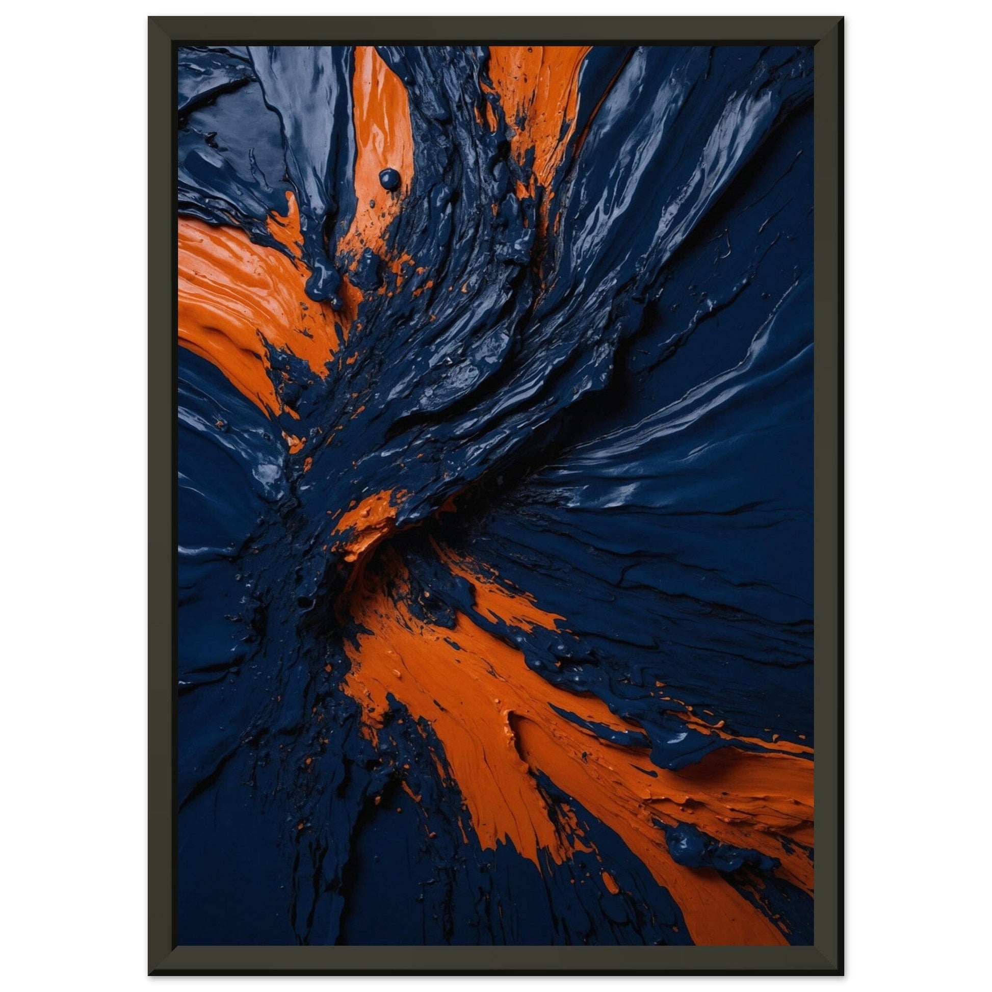 Premium Matte Paper Metal Framed Poster - Stilvolle Kunst in robustem Metallrahmen Print Material Modern Masterpieces A4 21x29.7 cm / 8x12″ 
