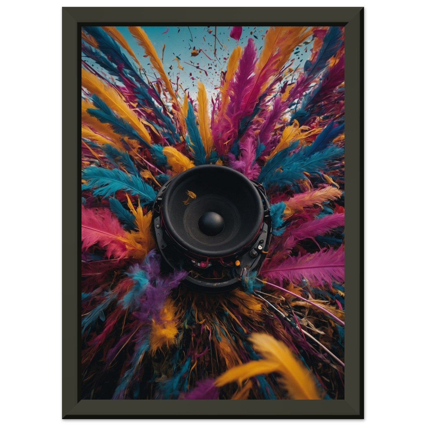Premium Matte Paper Metal Framed Poster - Stilvolle Kunst in robustem Metallrahmen Print Material Modern Masterpieces A4 21x29.7 cm / 8x12″ 