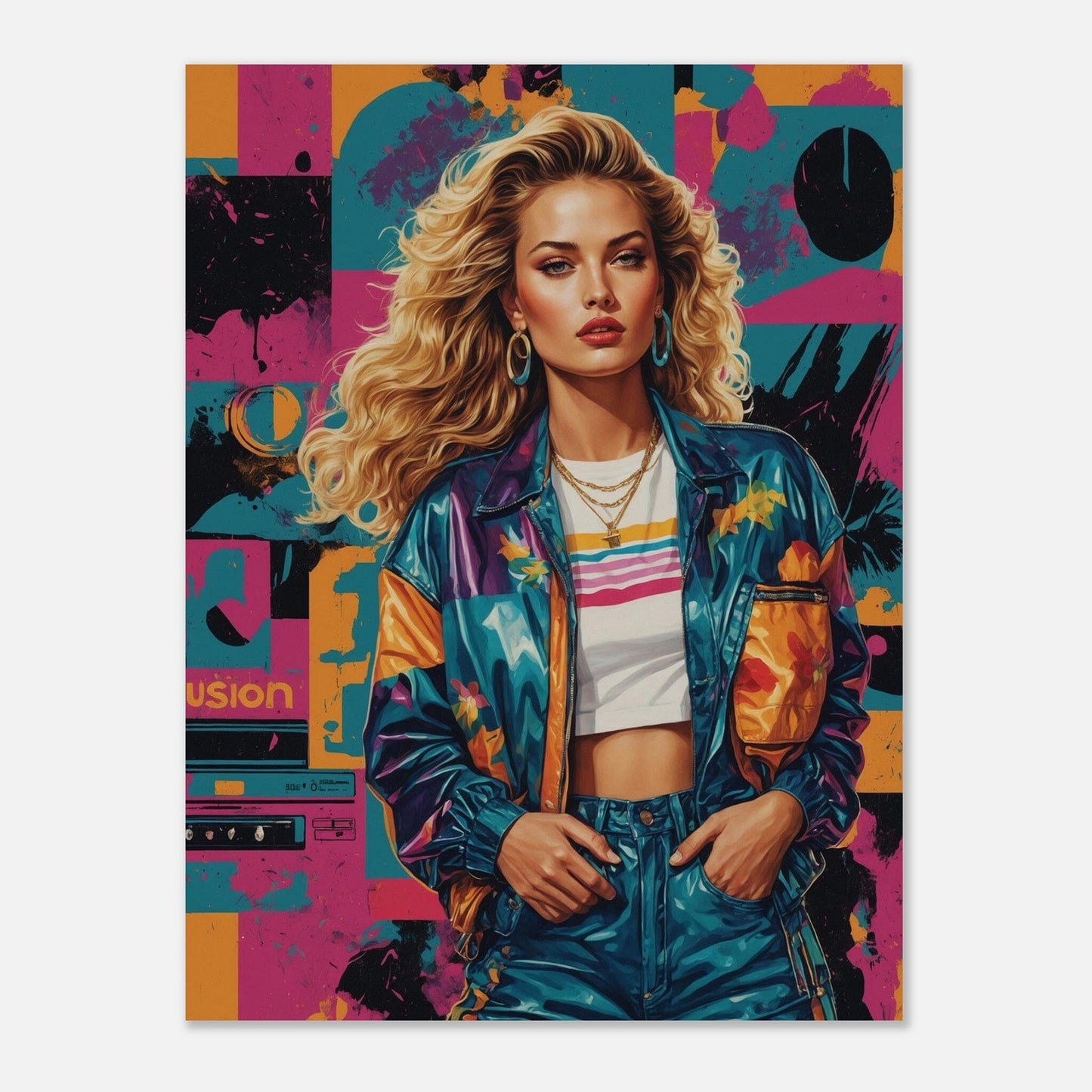 Premium Matte Paper Poster - Masterpiece für moderne Wohnkultur Print Material Modern Masterpieces 60x80 cm / 24x32″ 
