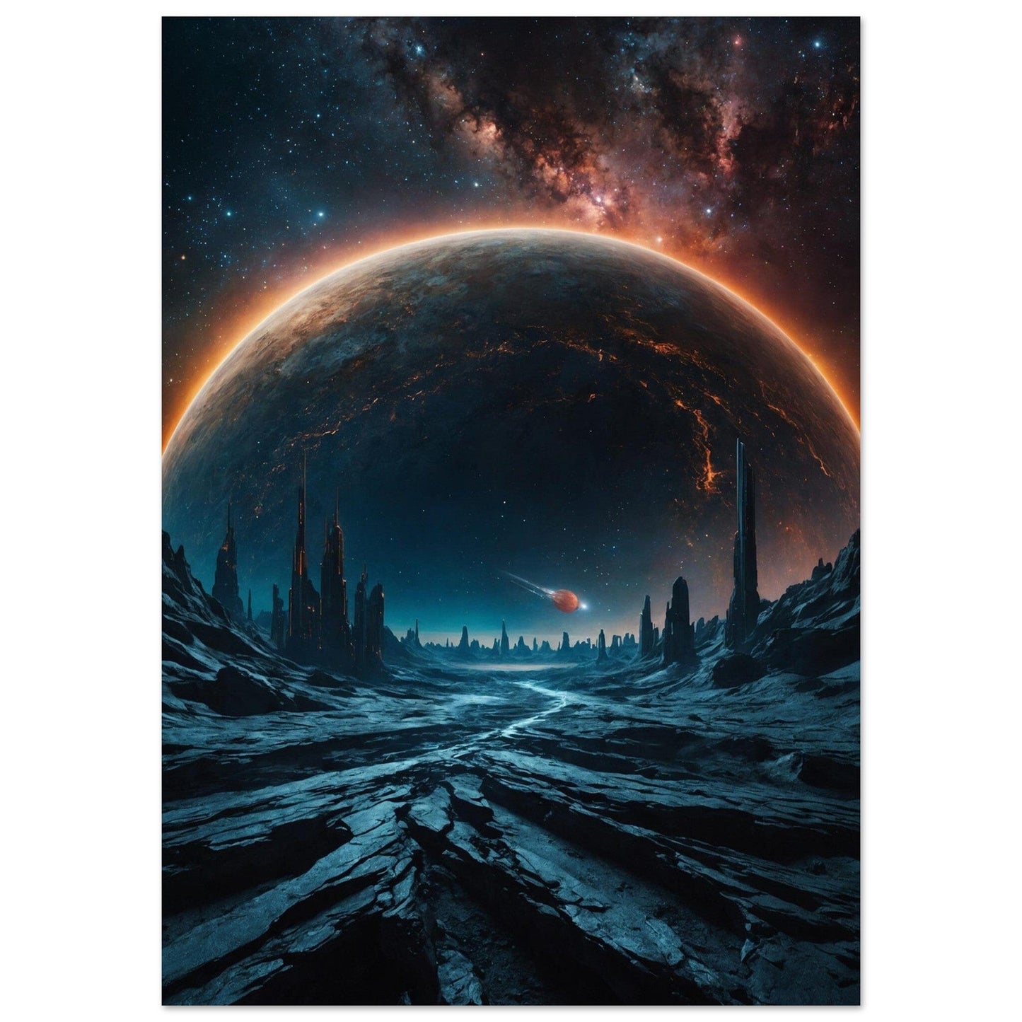 Premium Matte Paper Poster - Masterpiece für moderne Wohnkultur Print Material Modern Masterpieces A1 (59.4 x 84.1 cm) 